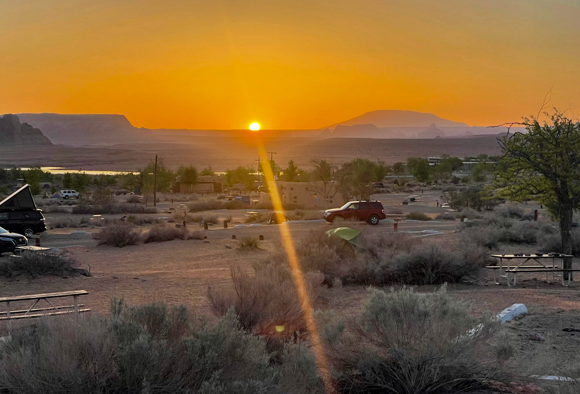 Campground am Lake Powell