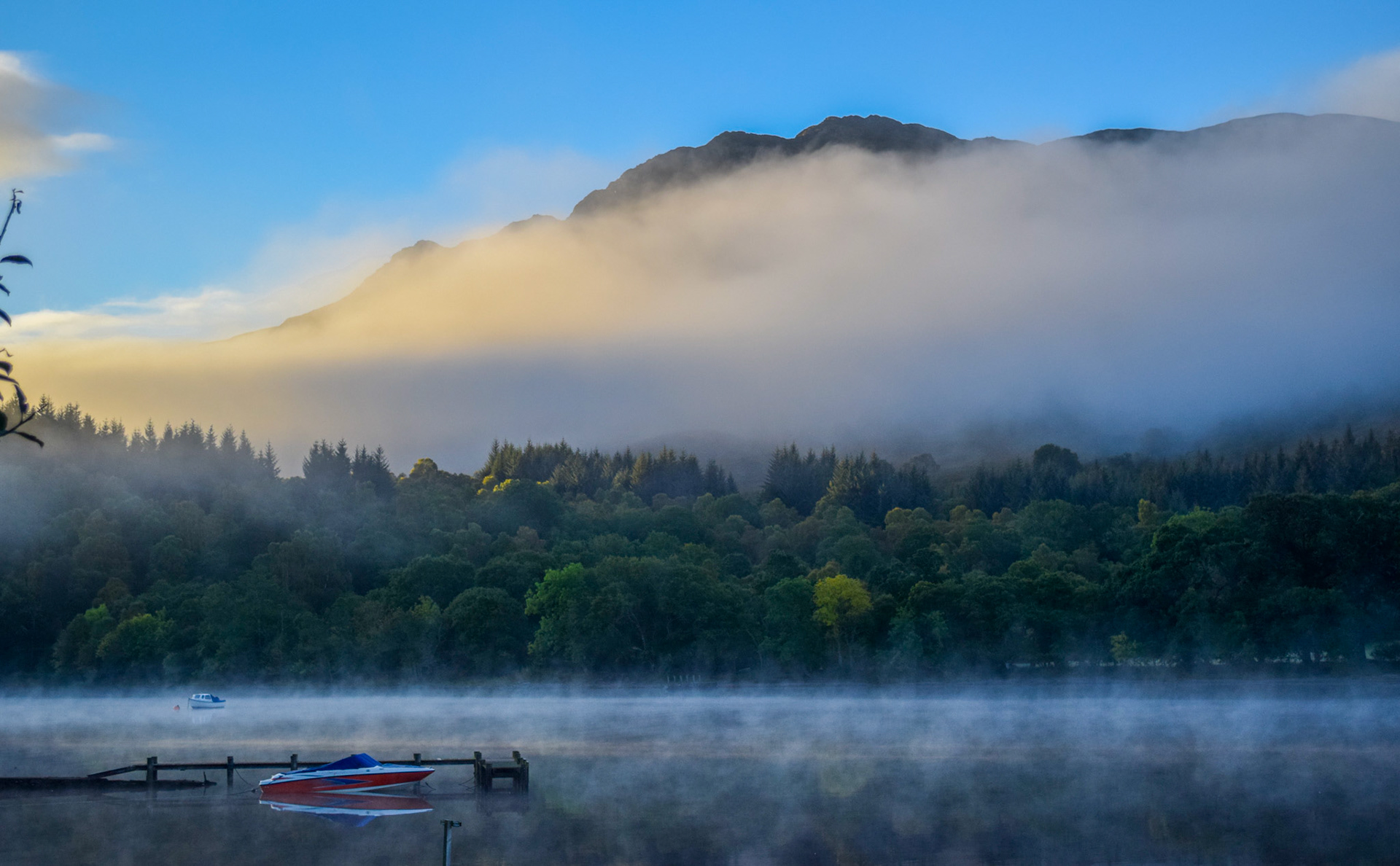 morgens am Loch Earn