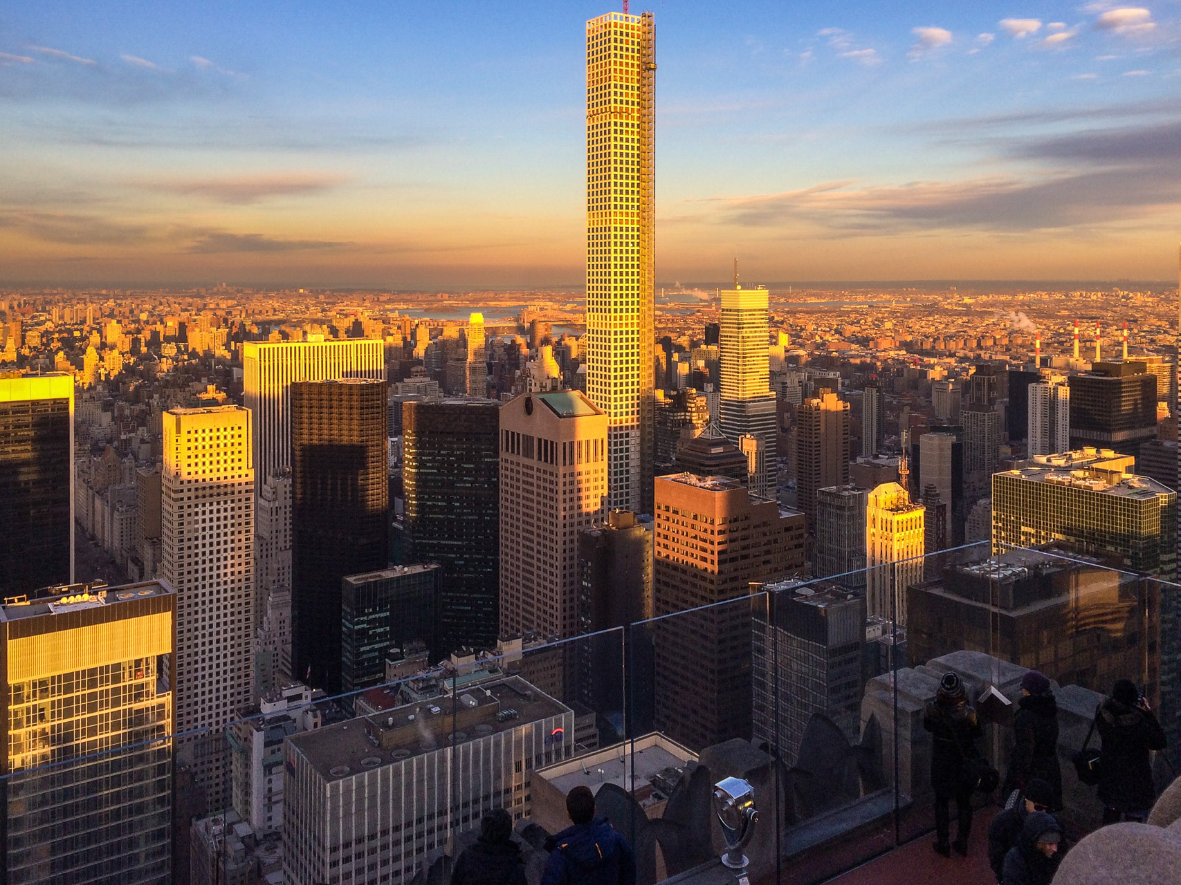 Blick vom Rockefeller Center ("Top of the Rock")