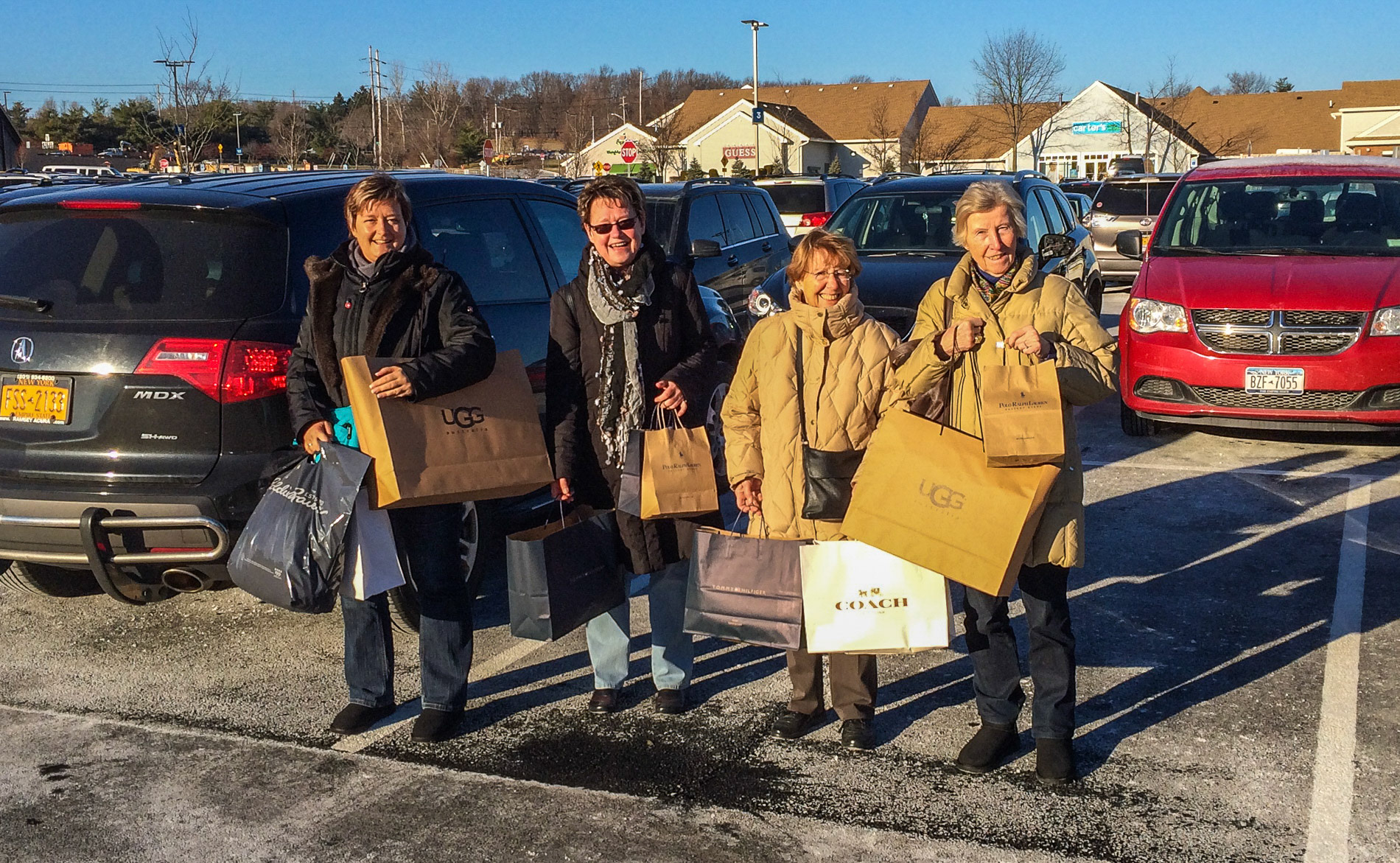 Shopping-Queens im Woodbury Outlet