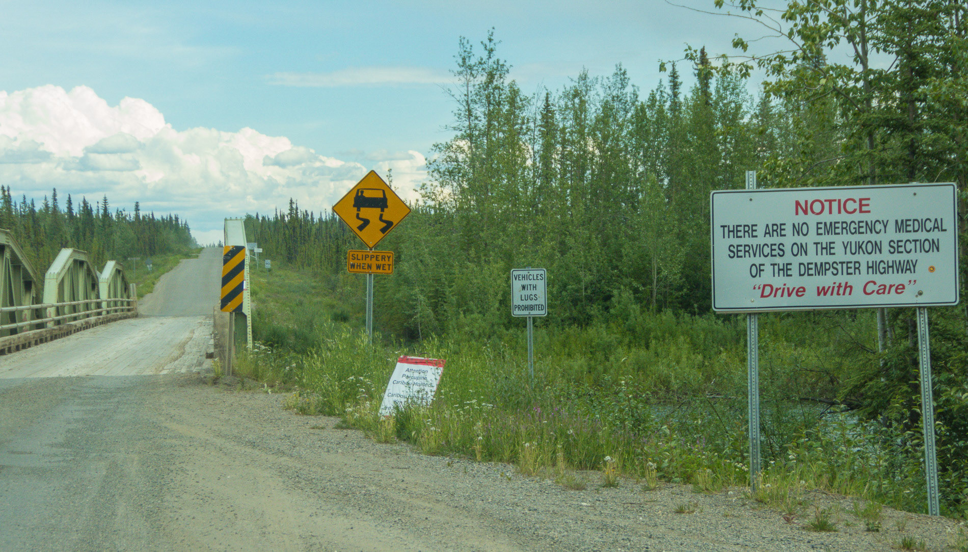 Dempster - nächste Tankstelle in 320km