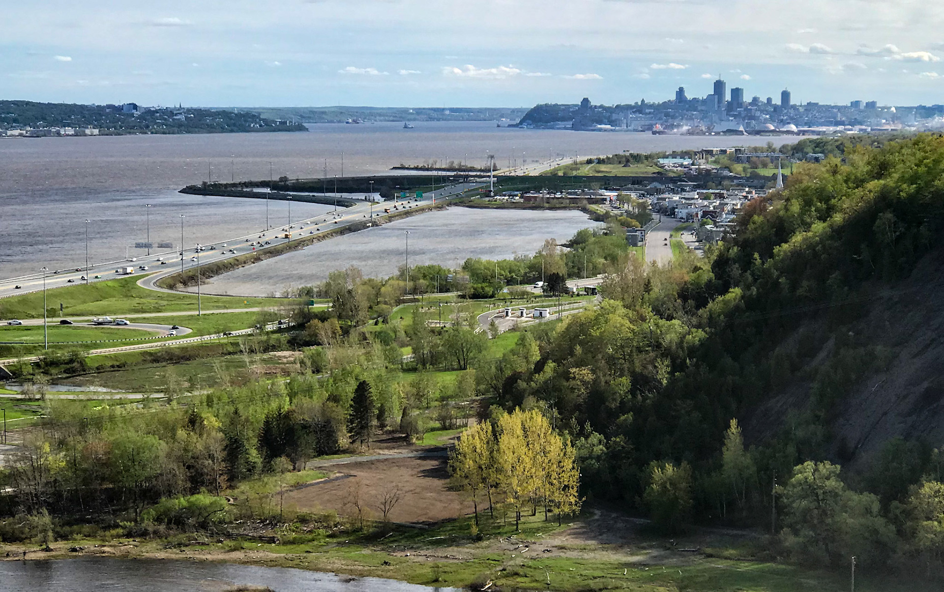 Blick auf Quebec-City