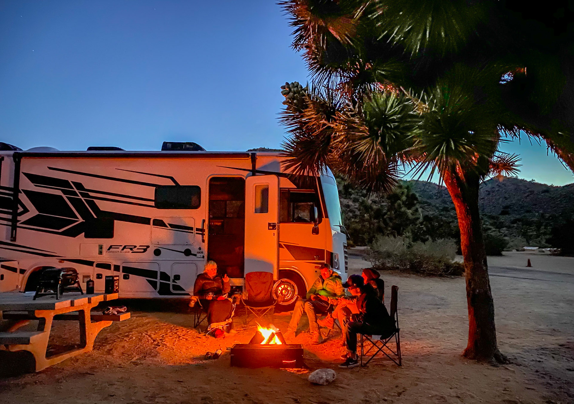in der Nähe des Joshua Tree NP