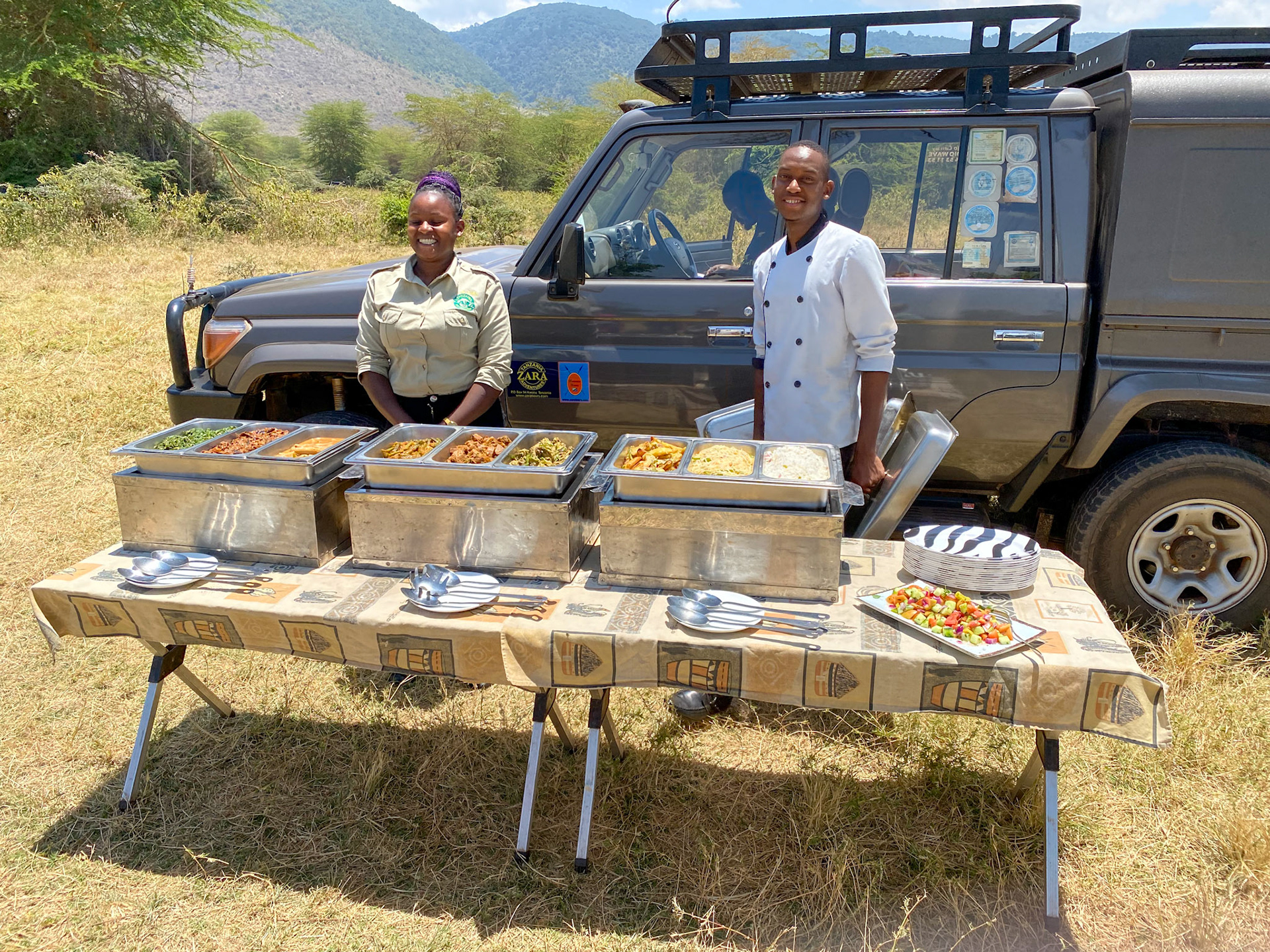 Picnic im Ngorongoro-Krater