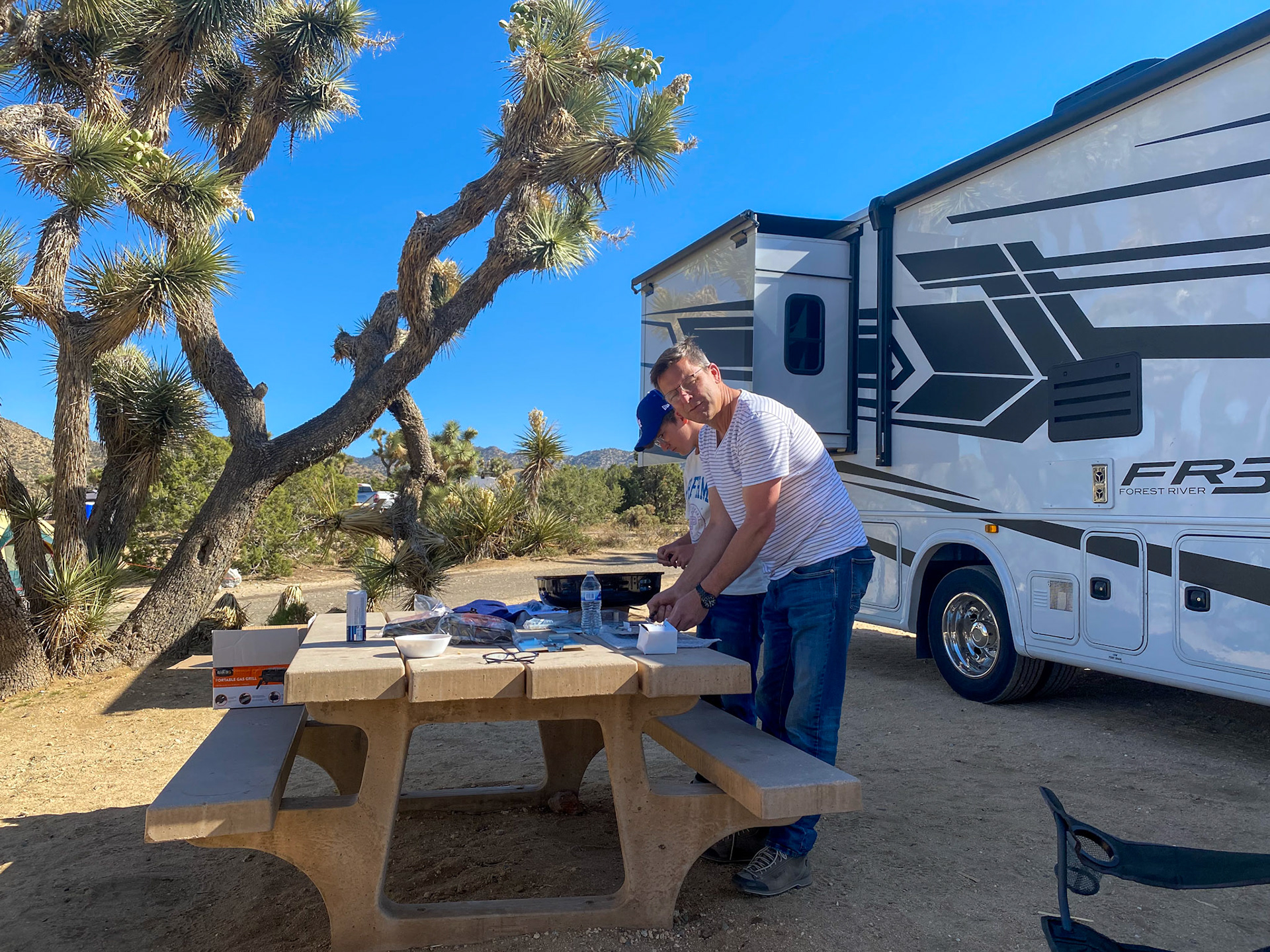 in der Nähe des Joshua Tree NP