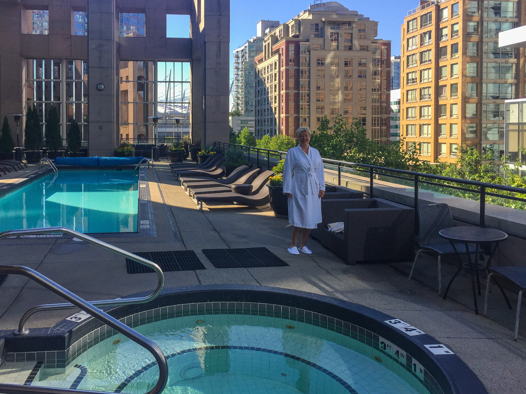 wieder zurück in der Zivilisation ;-)  Vancouver Westin Grand