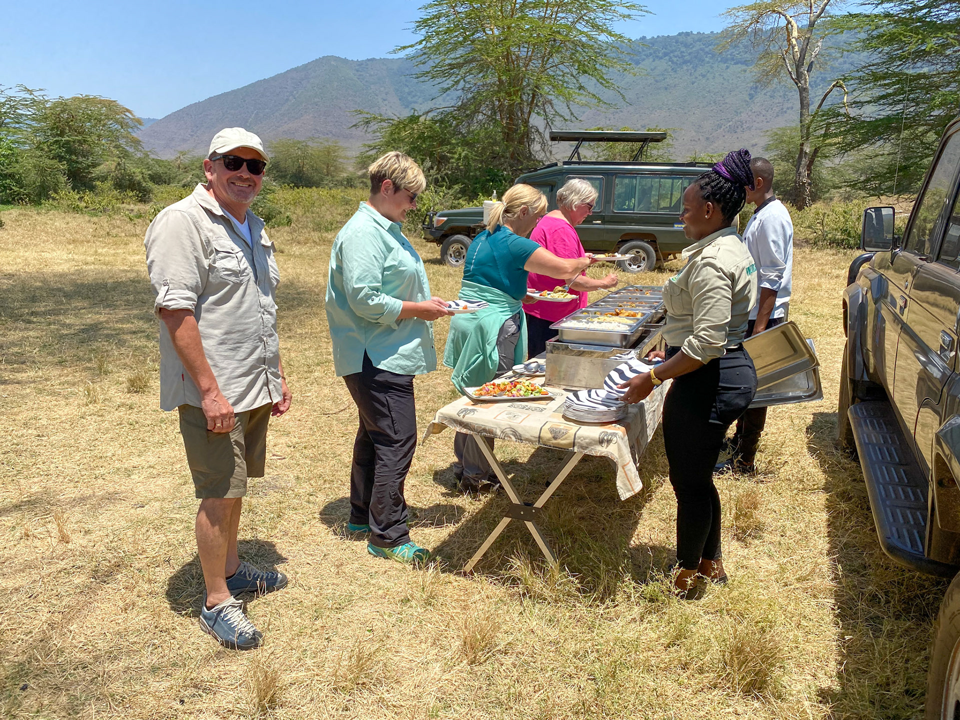 Picnic im Ngorongoro-Krater