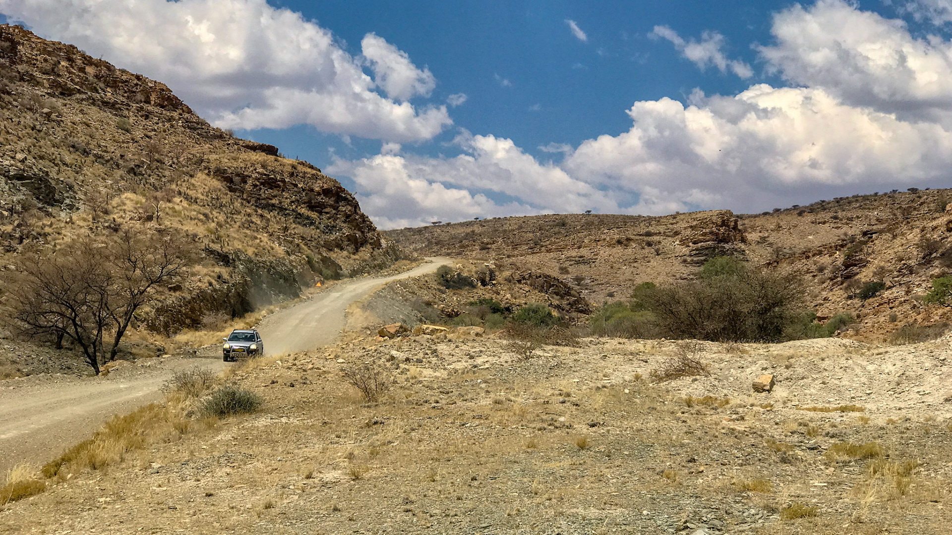 auf dem Weg in die Wüste