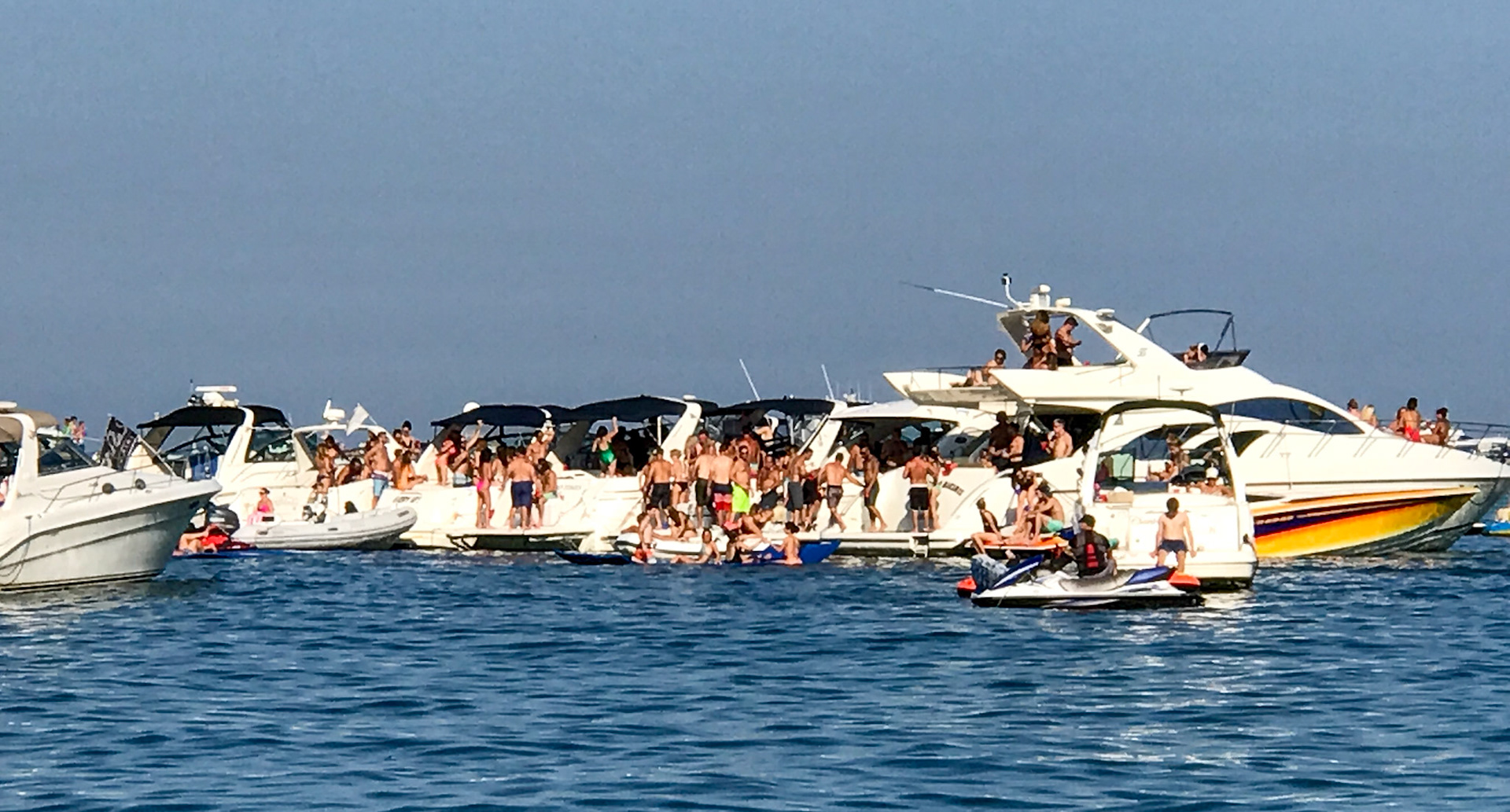 Party auf dem Lake Michigan