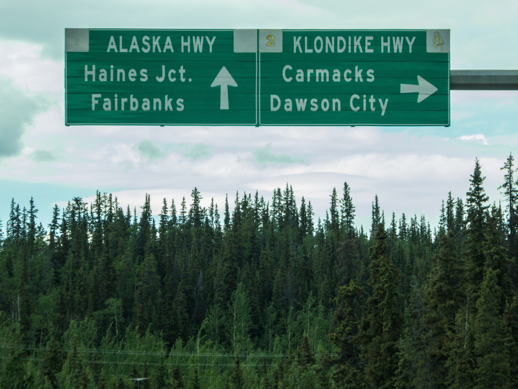 wohin? Wir fuhren zunächst Rictung Fairbanks und kamen über Dawson CIty zurück