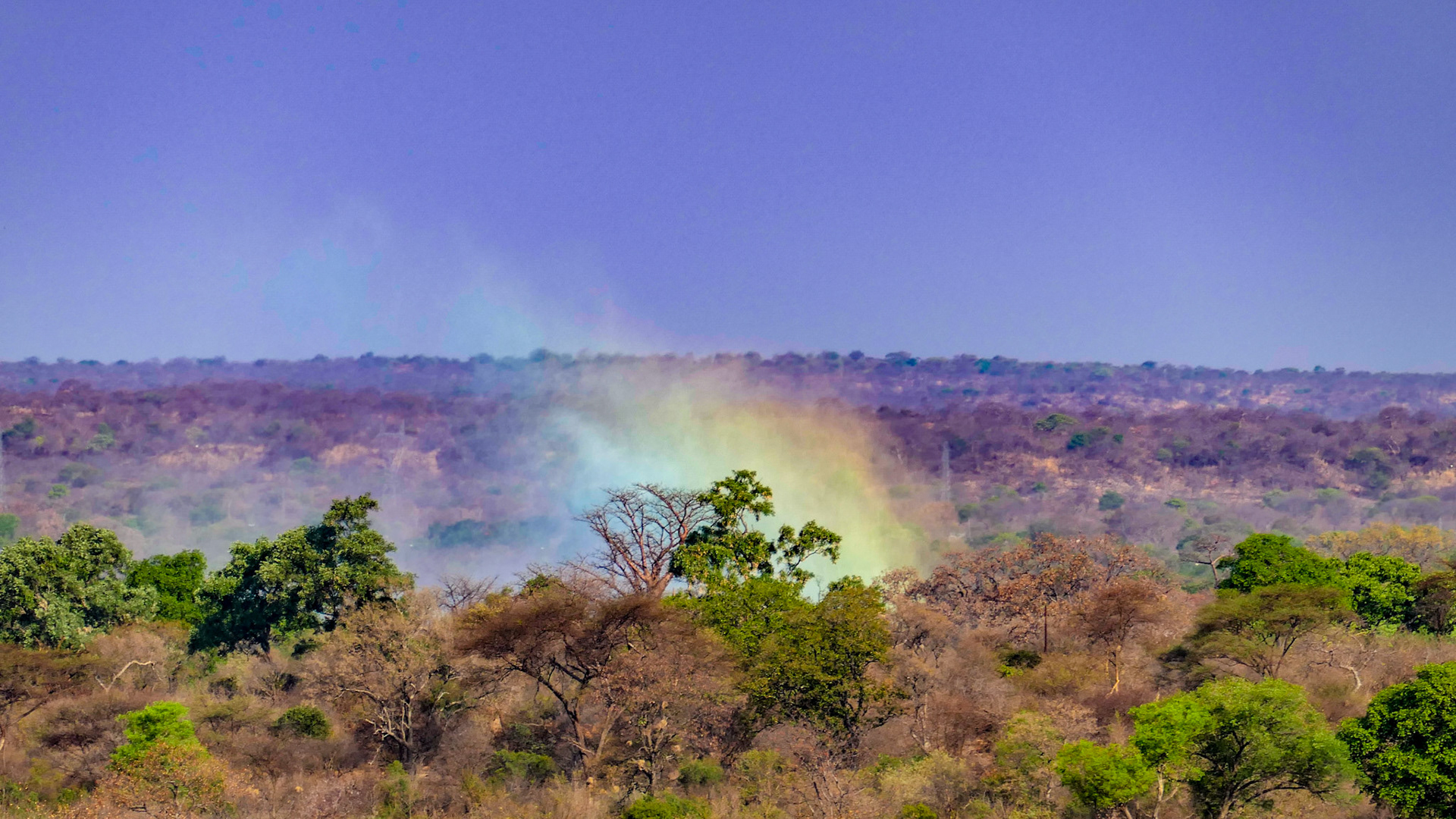 Gischt der Victoria Fälle