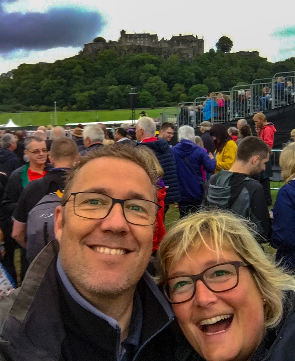 Runrig open air vor dem Stirling Castle