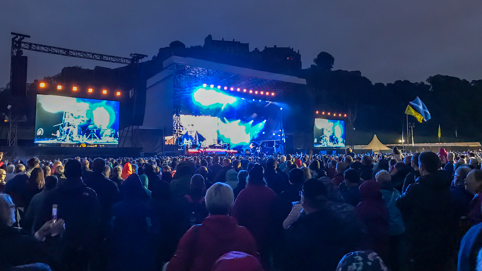 Runrig open air vor dem Stirling Castle