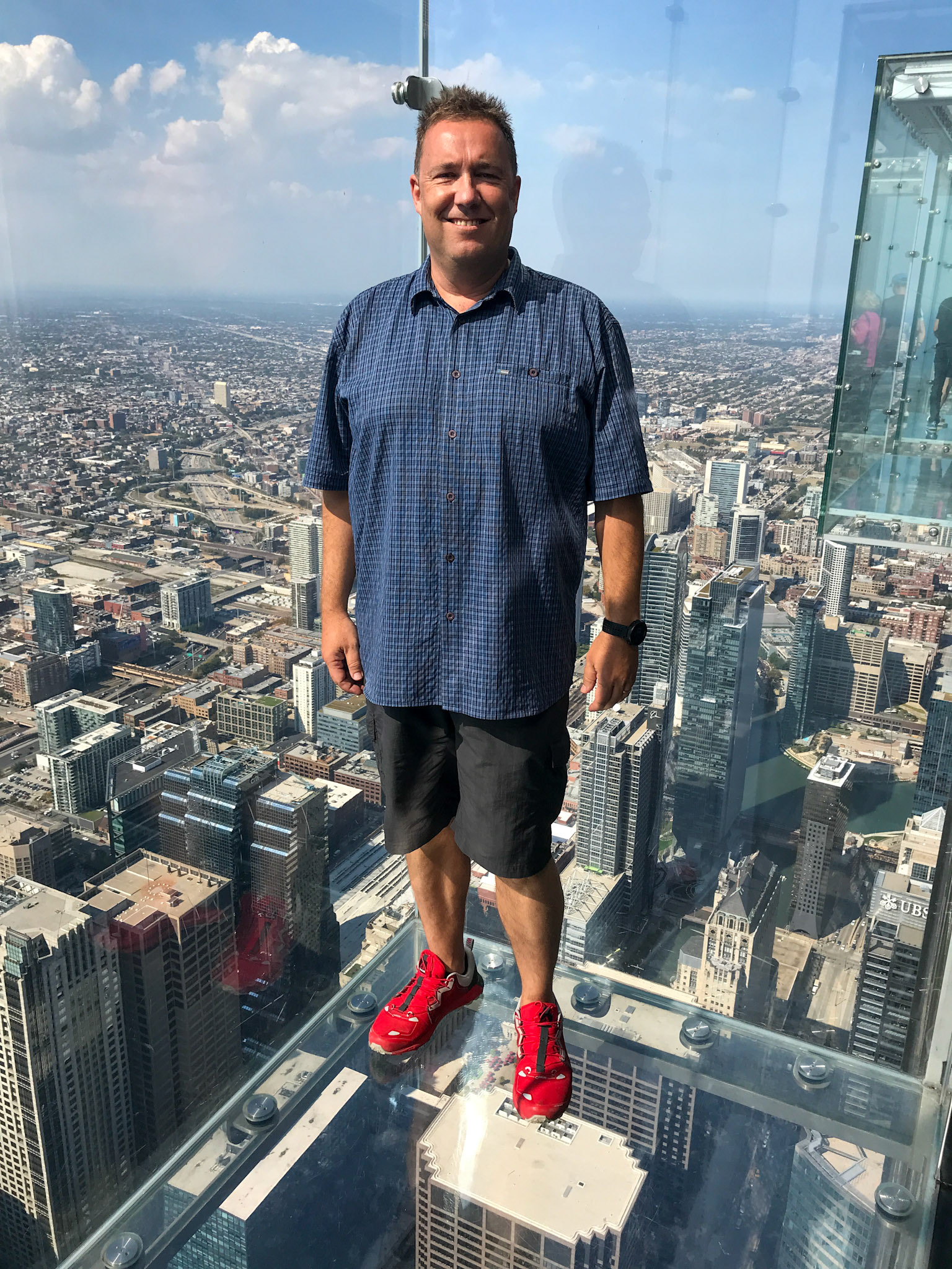 das "Skydeck" ist in 412 m Höhe des Willis Towers