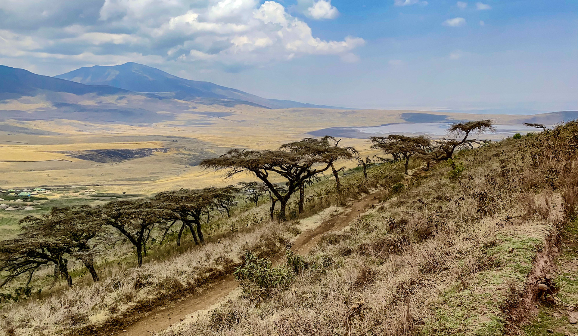 Lake Magadi im Ngorongoro-Krater