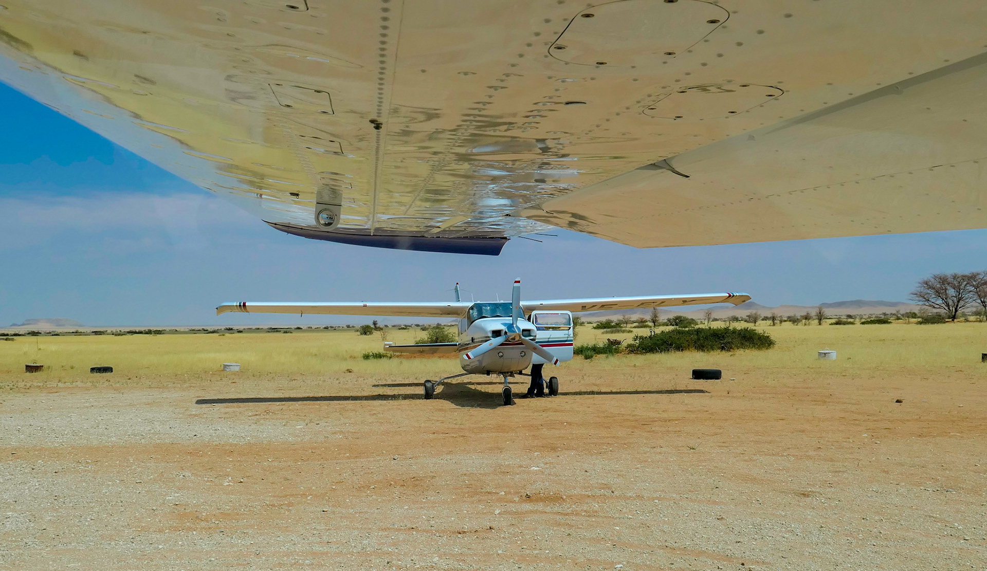 mit 2 Fliegern von Solitaire nach Swakopmund