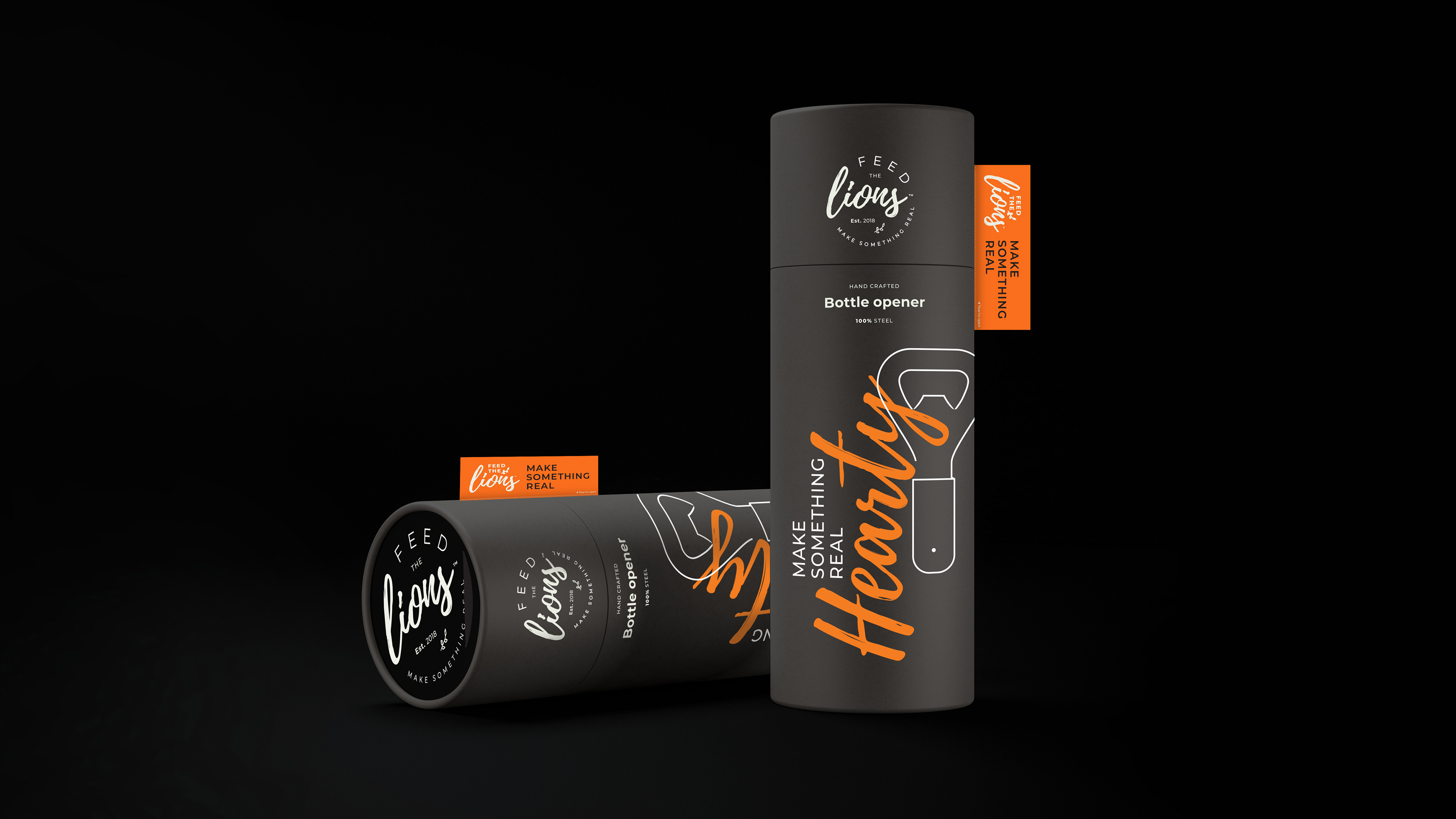Feed the Lions Make Something Real: Visual Identity
