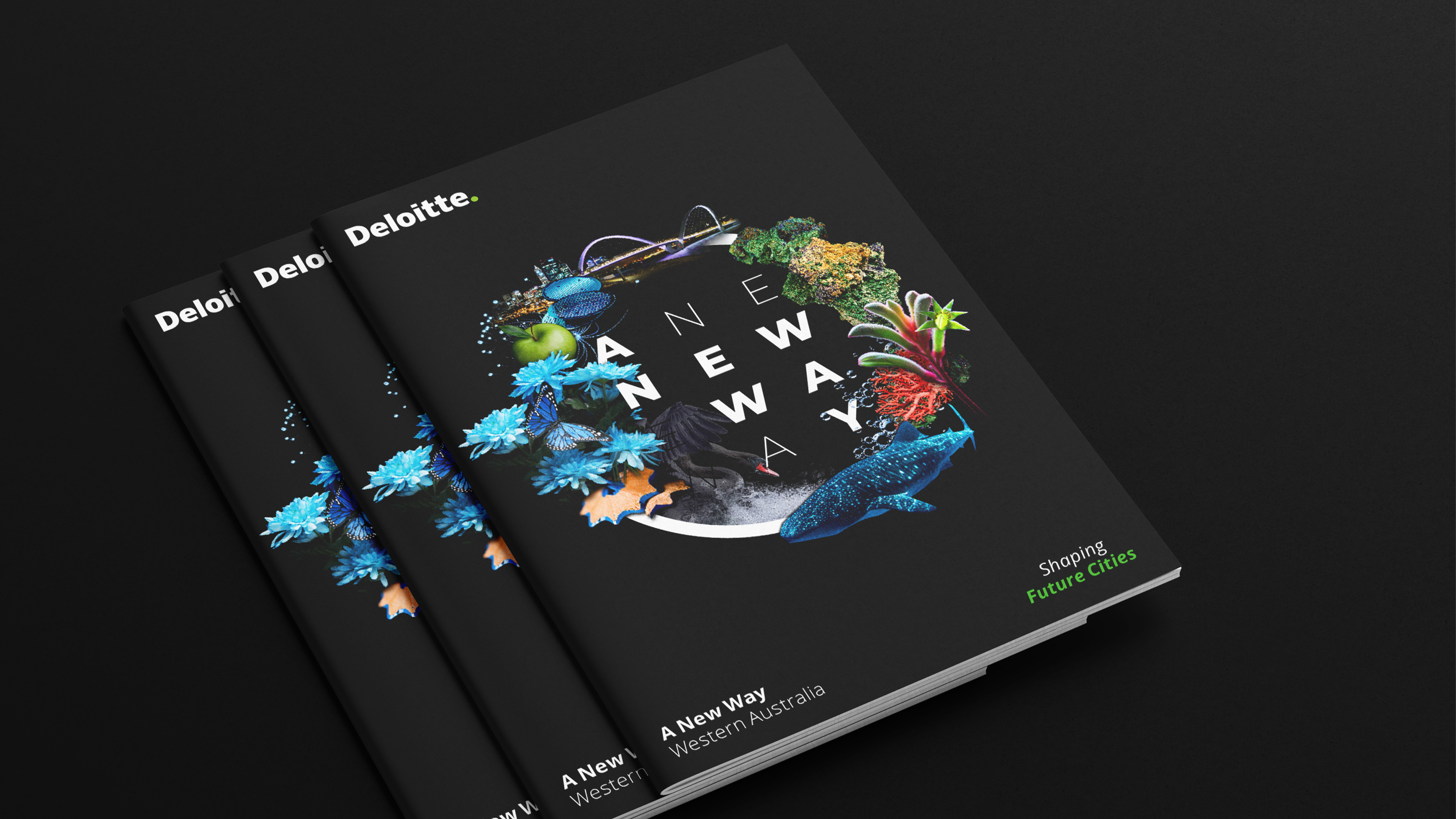 Deloitte Shapping Future Cities: A New Way Western Australia: Campaign Branding & Identity