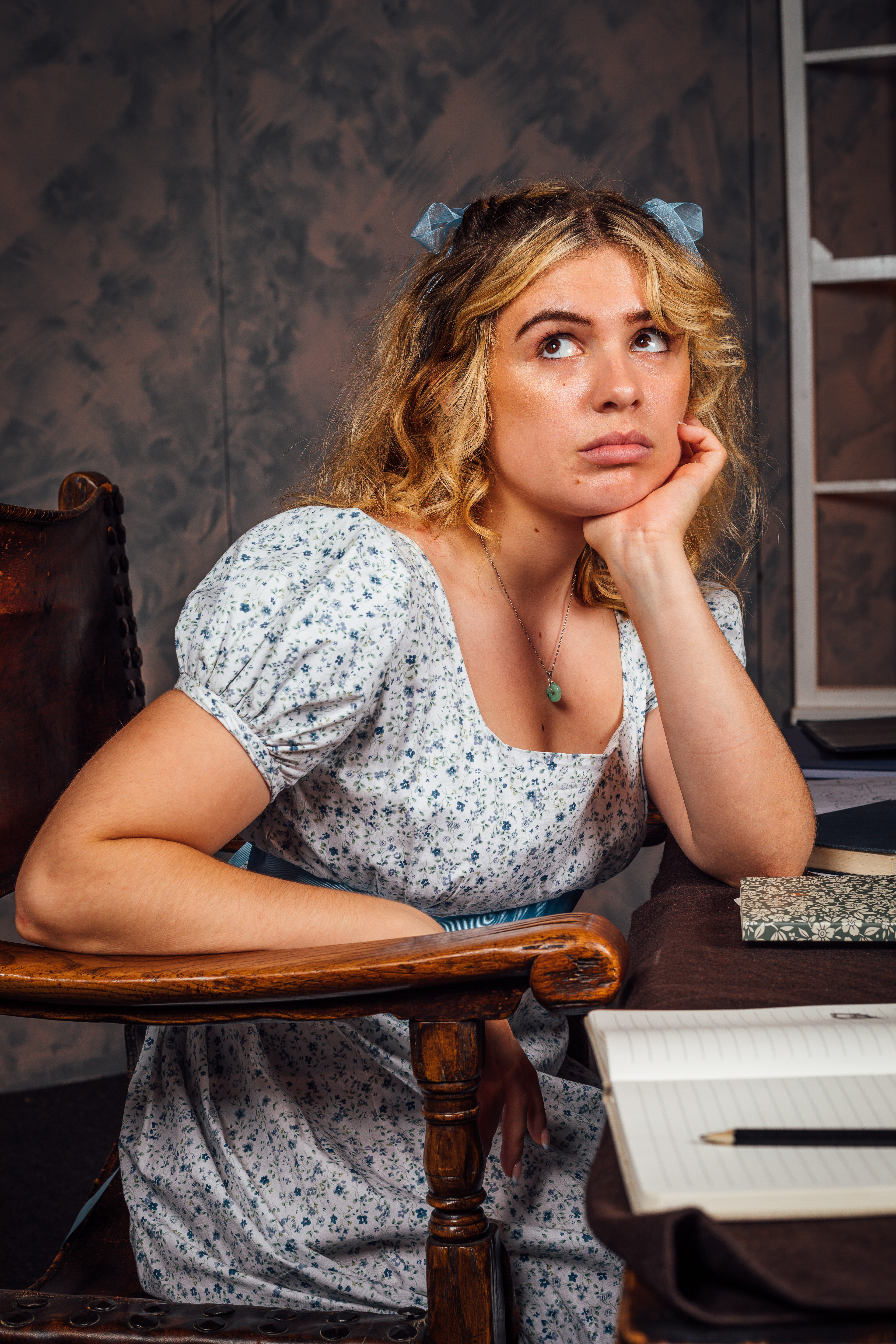 Thomasina Coverly pondering determinism in Tom Stoppard's Arcadia - Performed by Chelmsford Theatre Workshop
