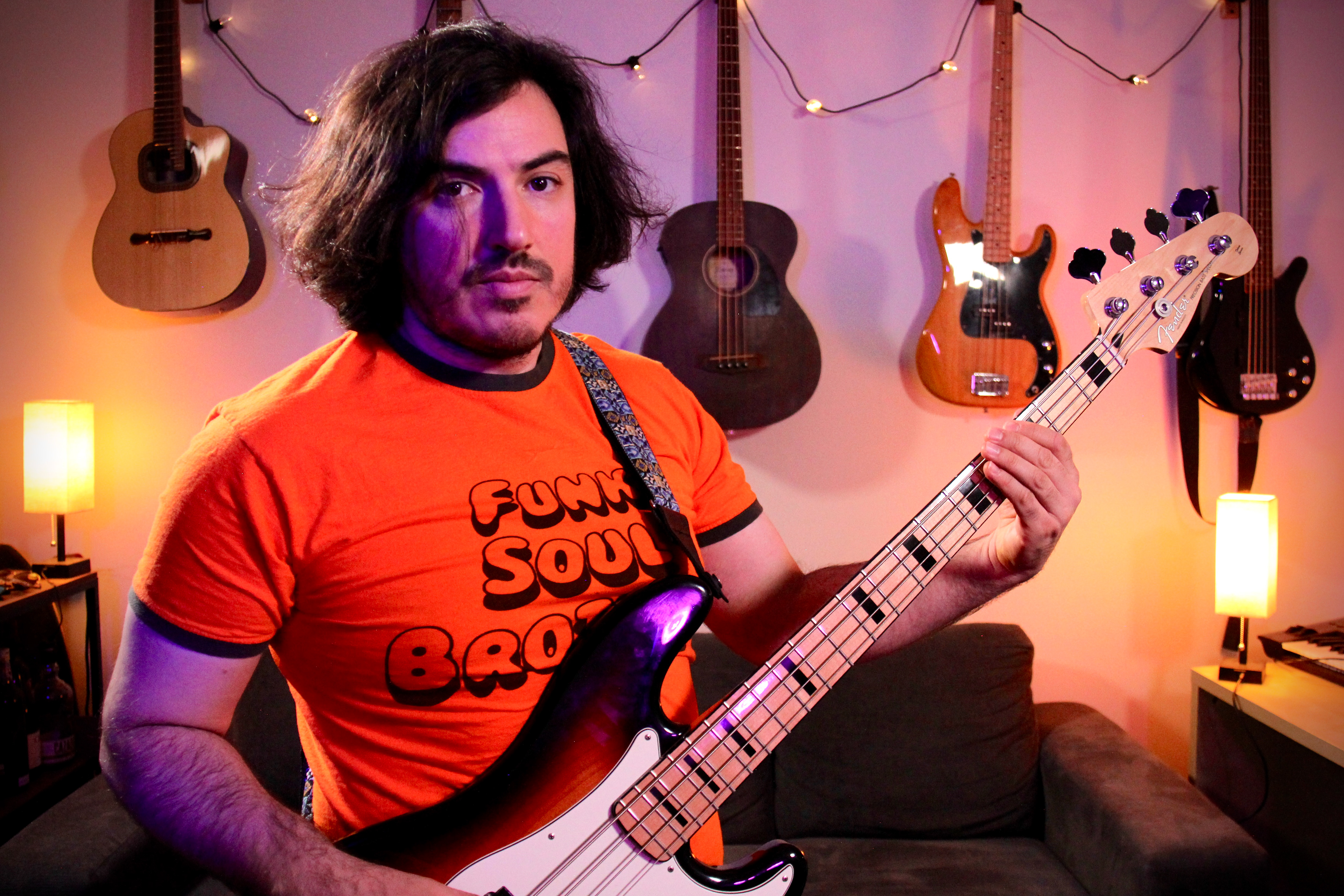 Jaime Sanchez bass player from Toronto latin fusion music band Tropik Loops