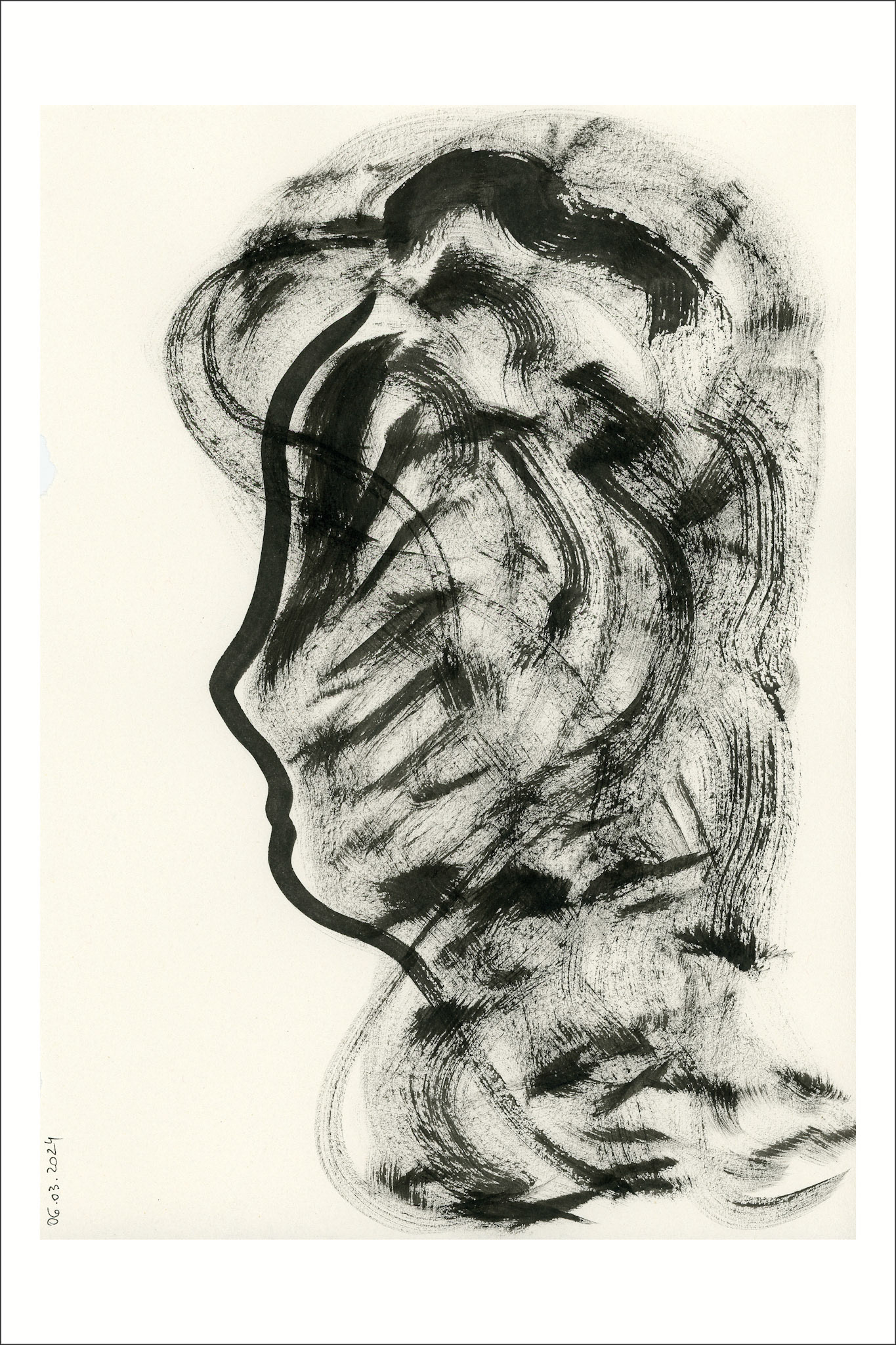 The Profile  8" x 12", 2024