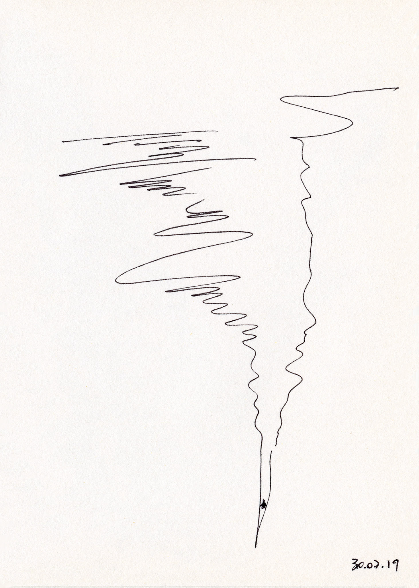 Deep  5" x 7" , 2019