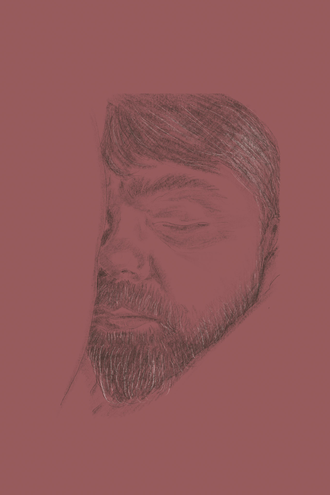 Sleep   12" x 18" , 2024