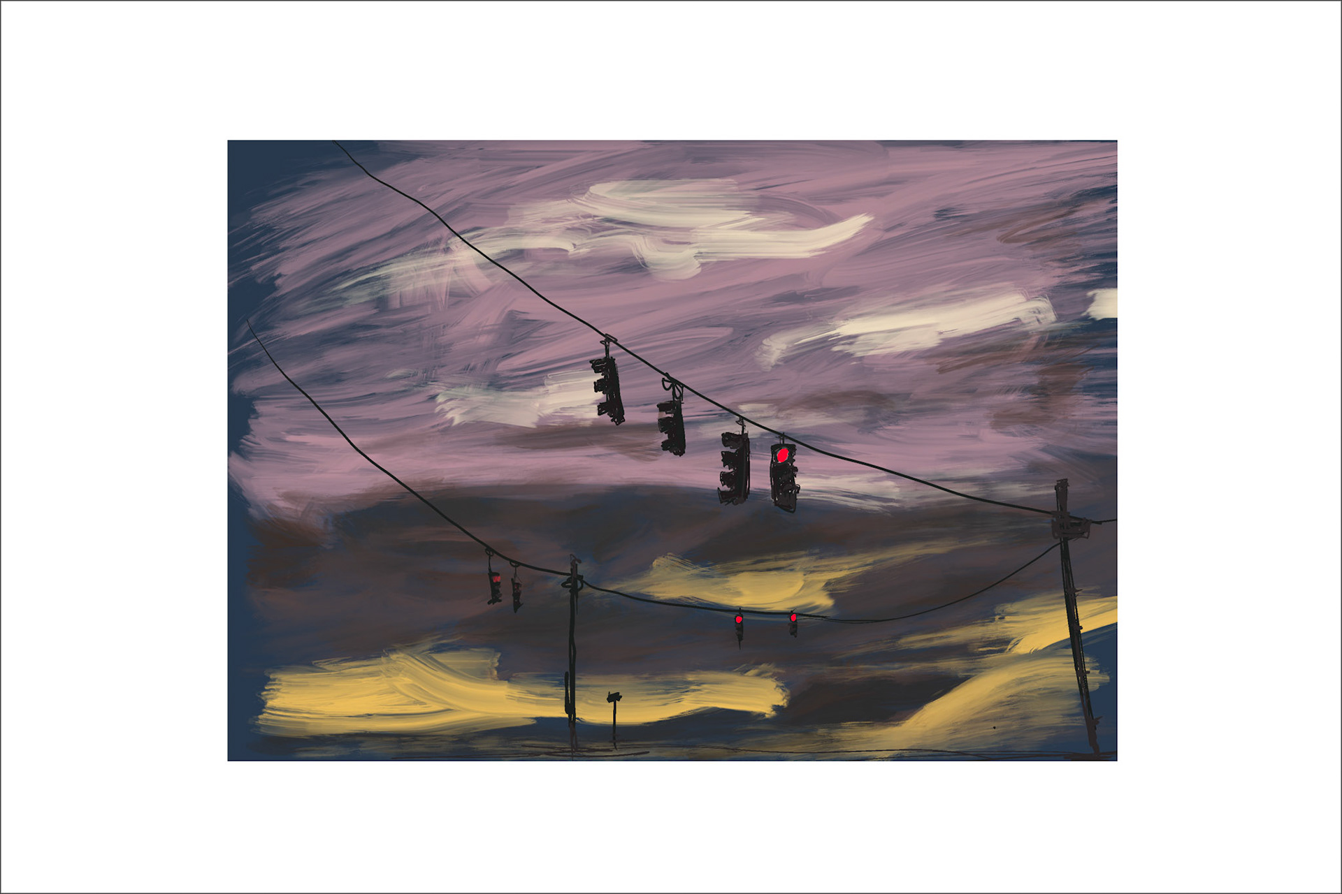 At Crossroads   18" x 12" , 2024