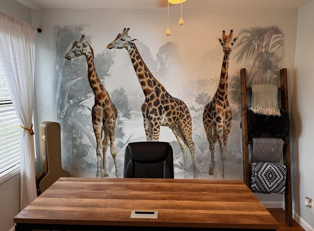 Bureau ambiance africaine