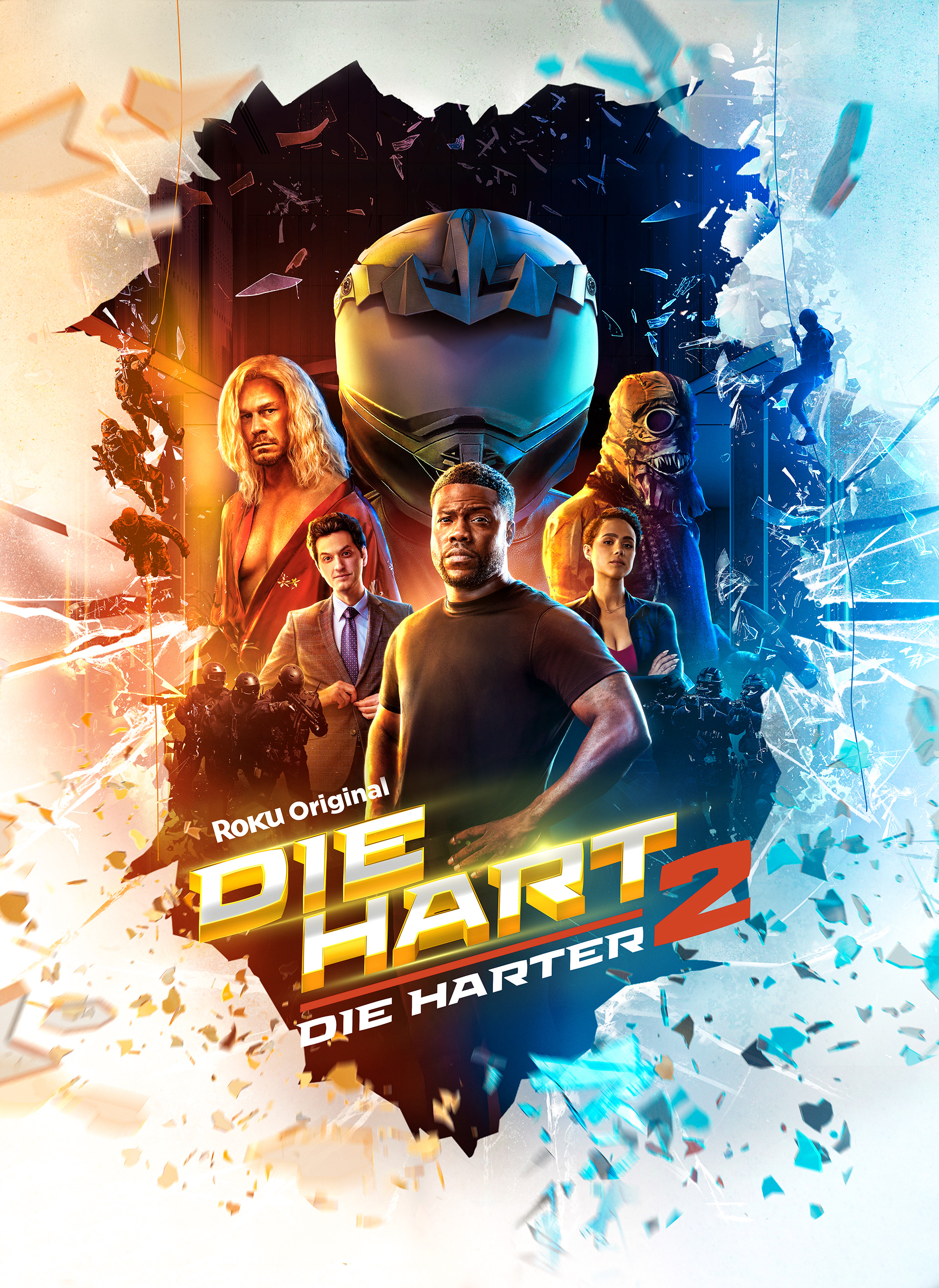 Key art design, Kevin Hart, Die Hart 2, Die Harter, 