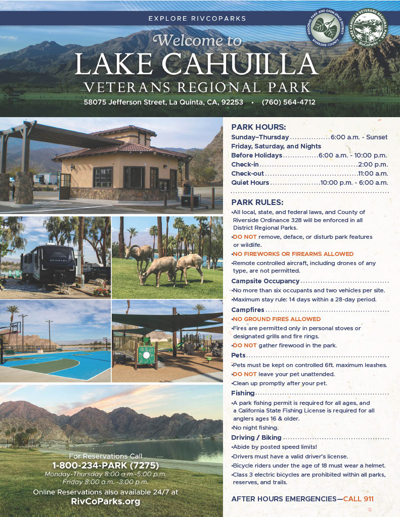 Campground brochure