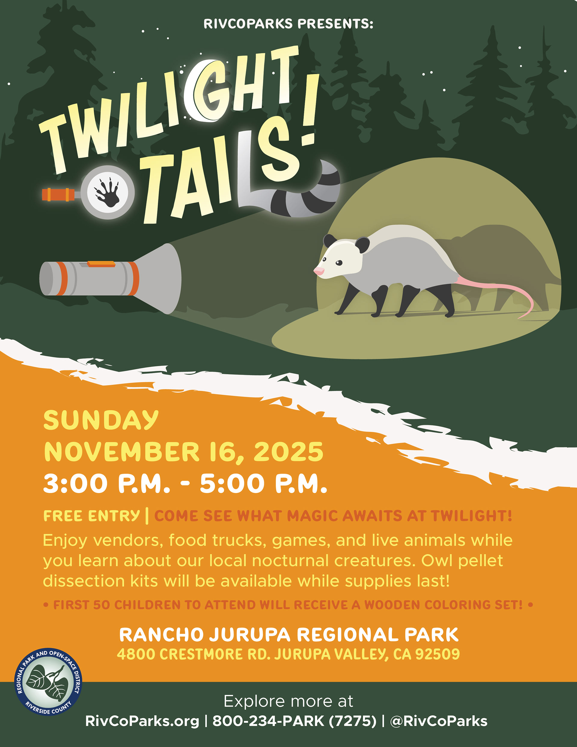 Twilight Tails event flyer