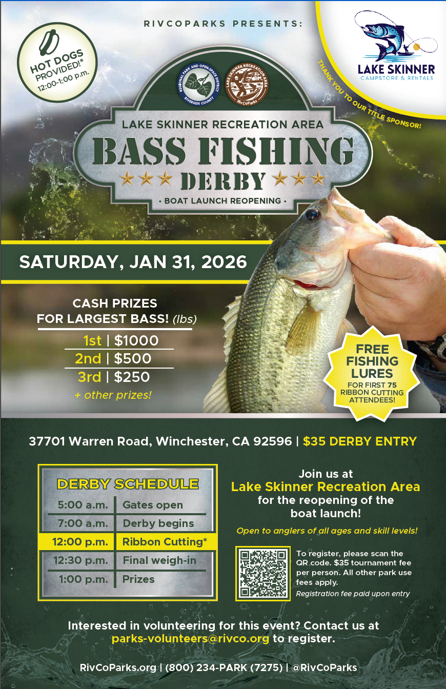 Bass Fishing Derby event flyer