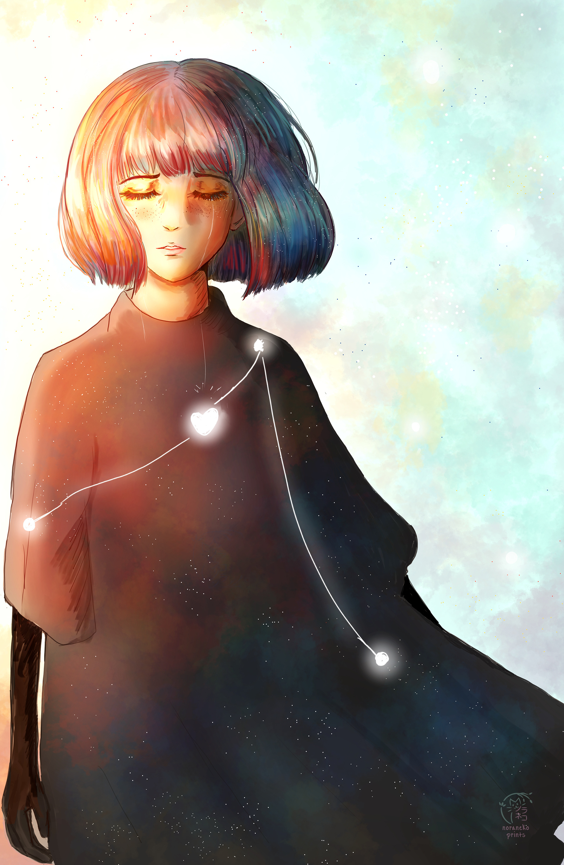 "Beauty in Grief" (Gris)