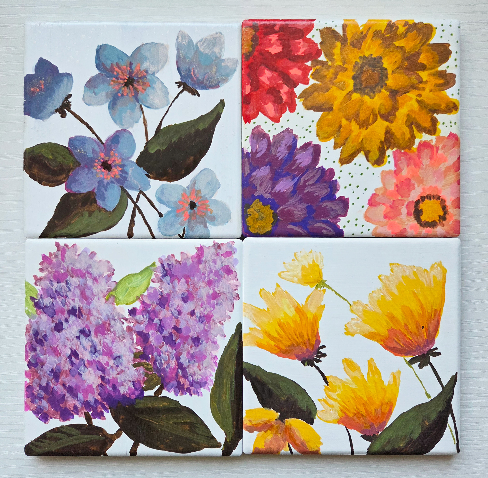 Mixed Floral (Set of 4)