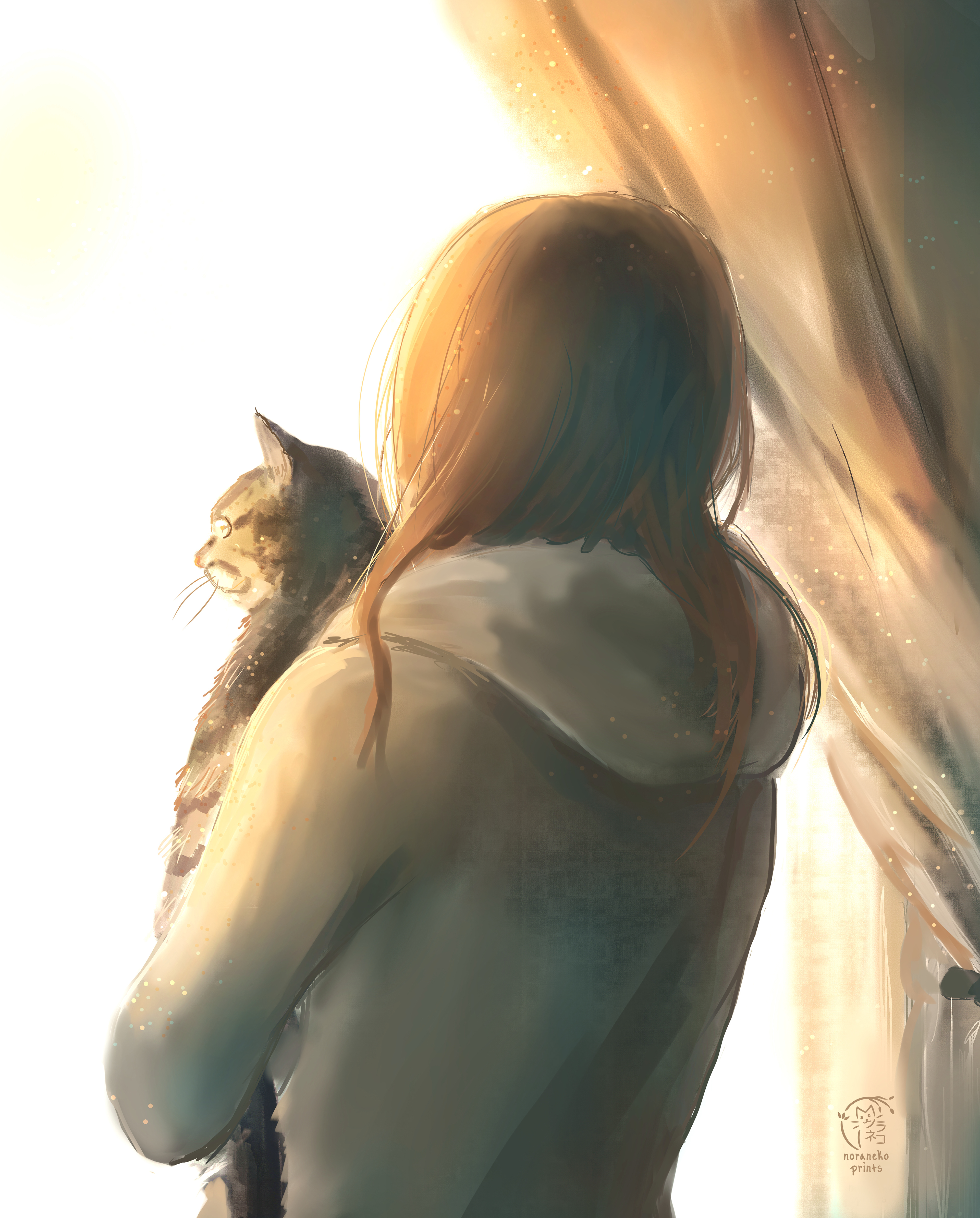 "Sunbathing Together"