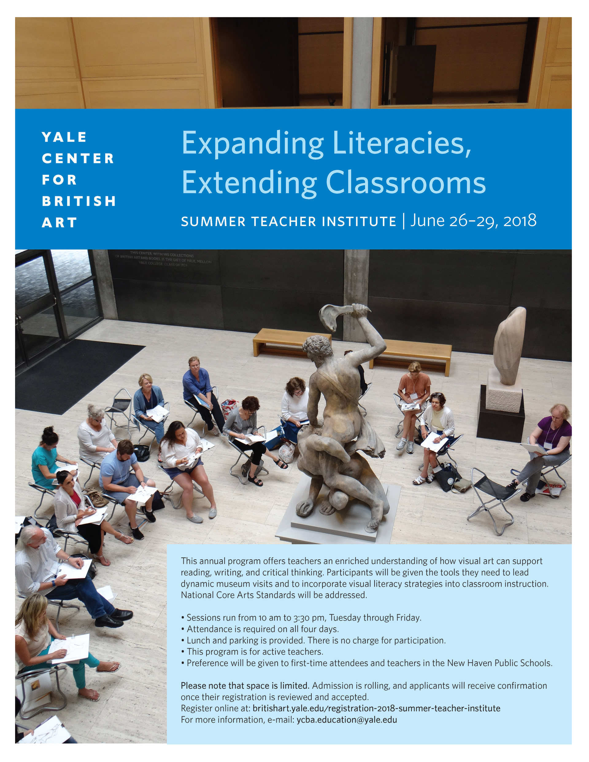A Summer Institute Flyer, 2018.