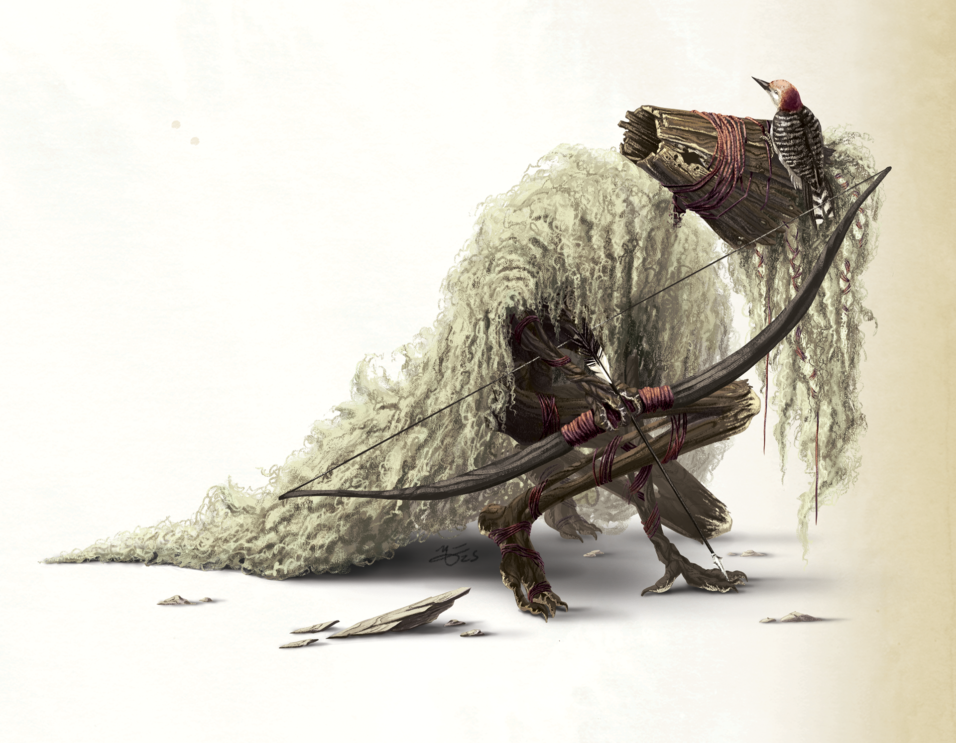 "Dead-Hedge and Shanks" (Photoshop, 2025)