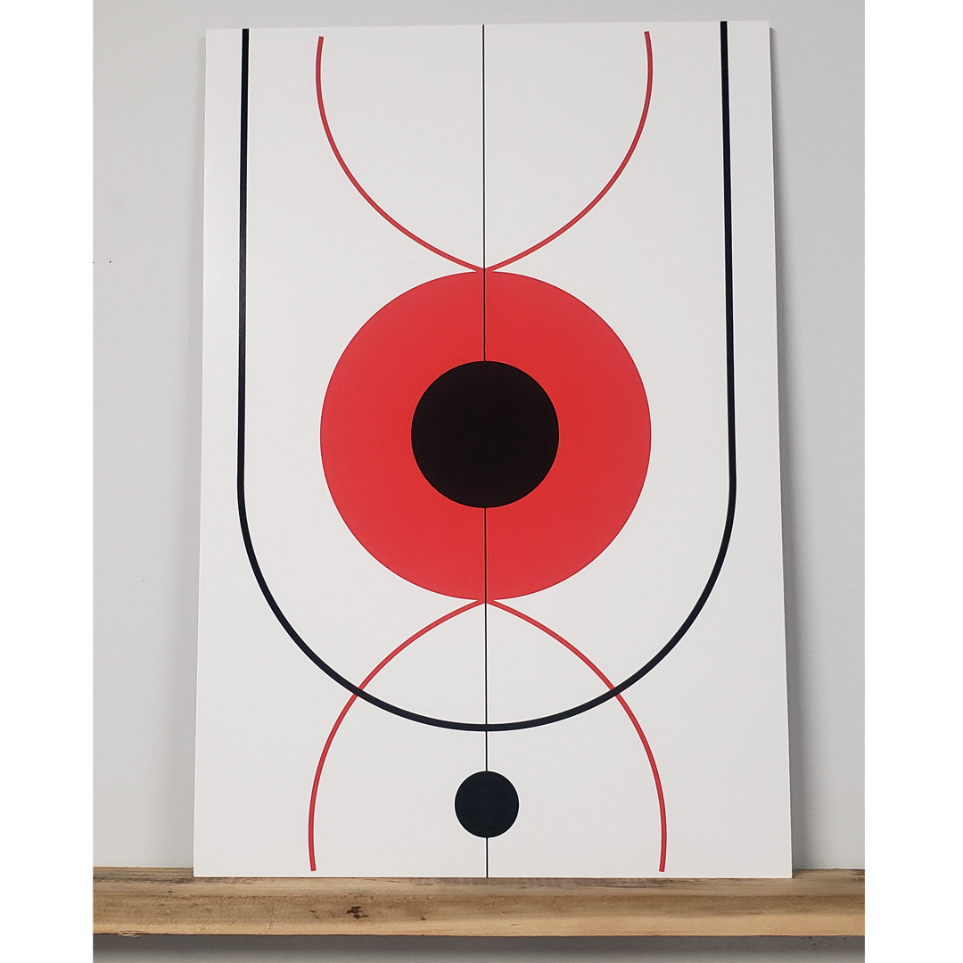 'Untitled no.1' an abstract art piece by Jason Robinson.