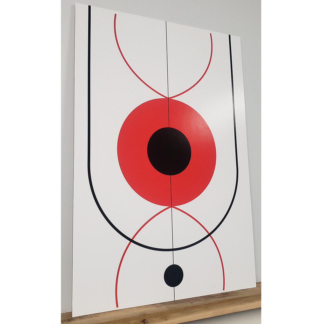 'Untitled no.1 (angled view)' an abstract art piece by Jason Robinson.