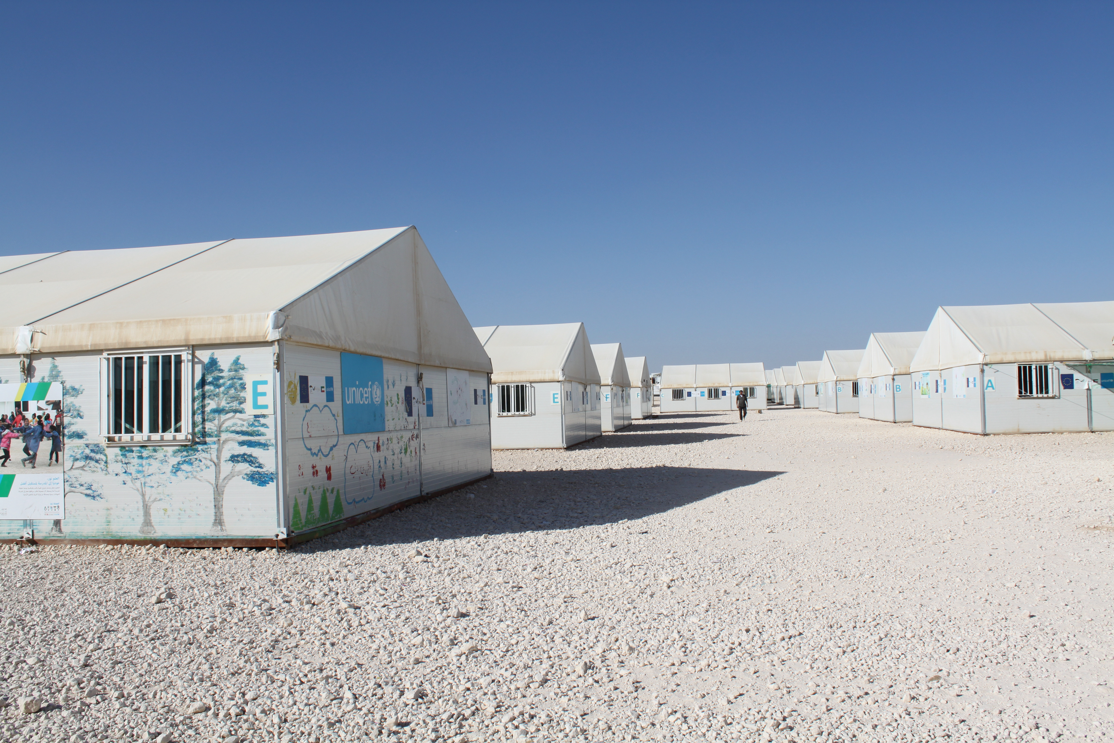 User-testing in Zaatari camp, Jordan.