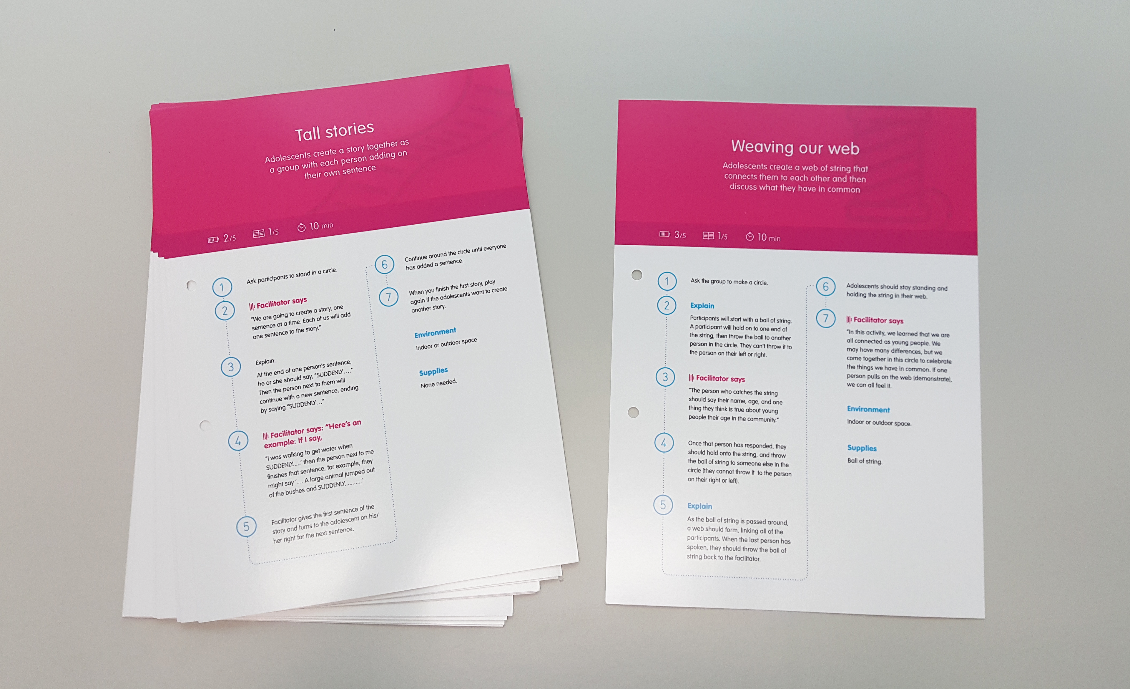 Energizer Cards (a resource for facilitators in the field)