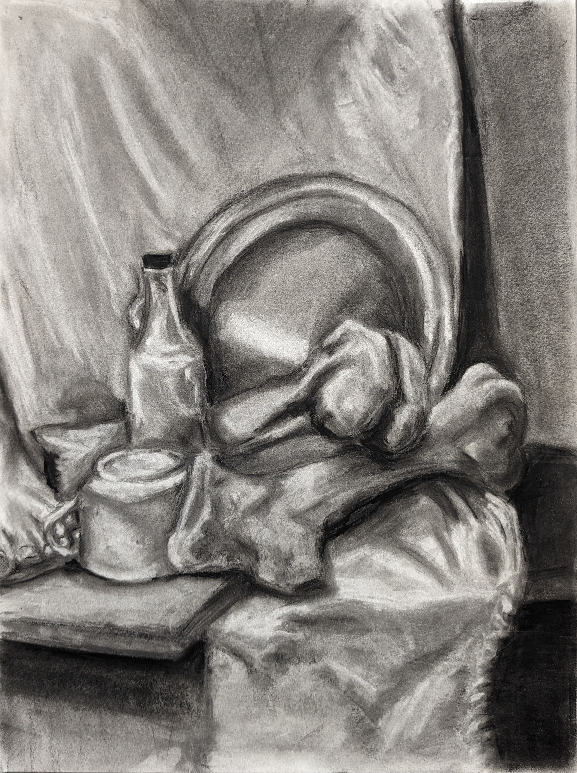 Drawing I--Charcoal Still Life