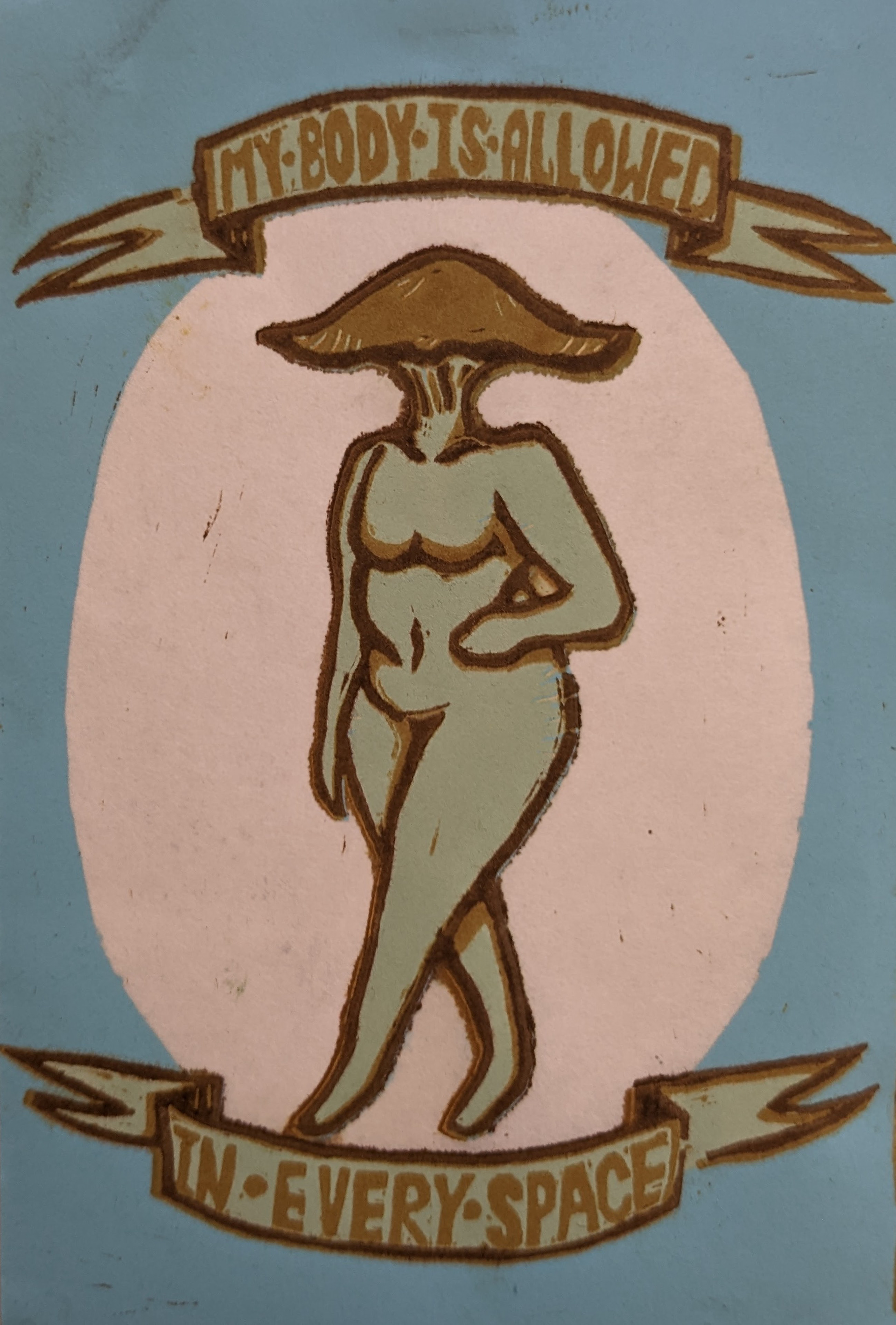 Reductive Relief-Linocut