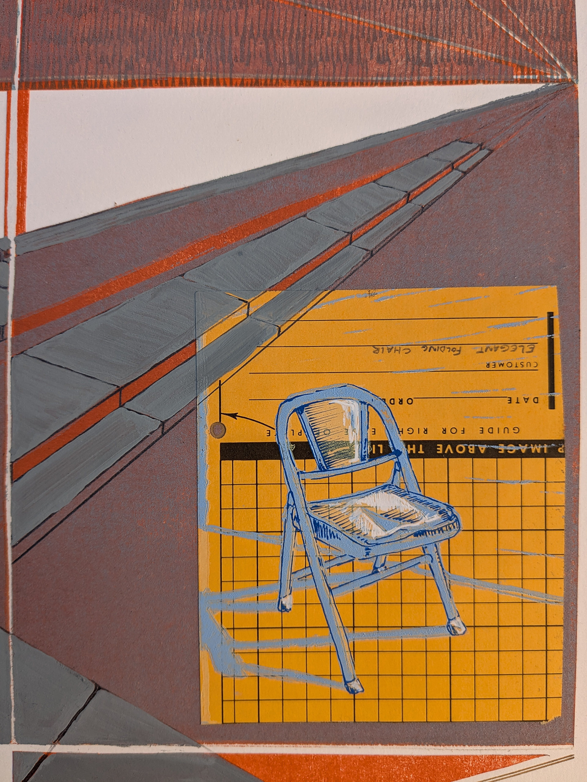 An Elegant Folding Chair, Truckstop Corner *DETAIL*