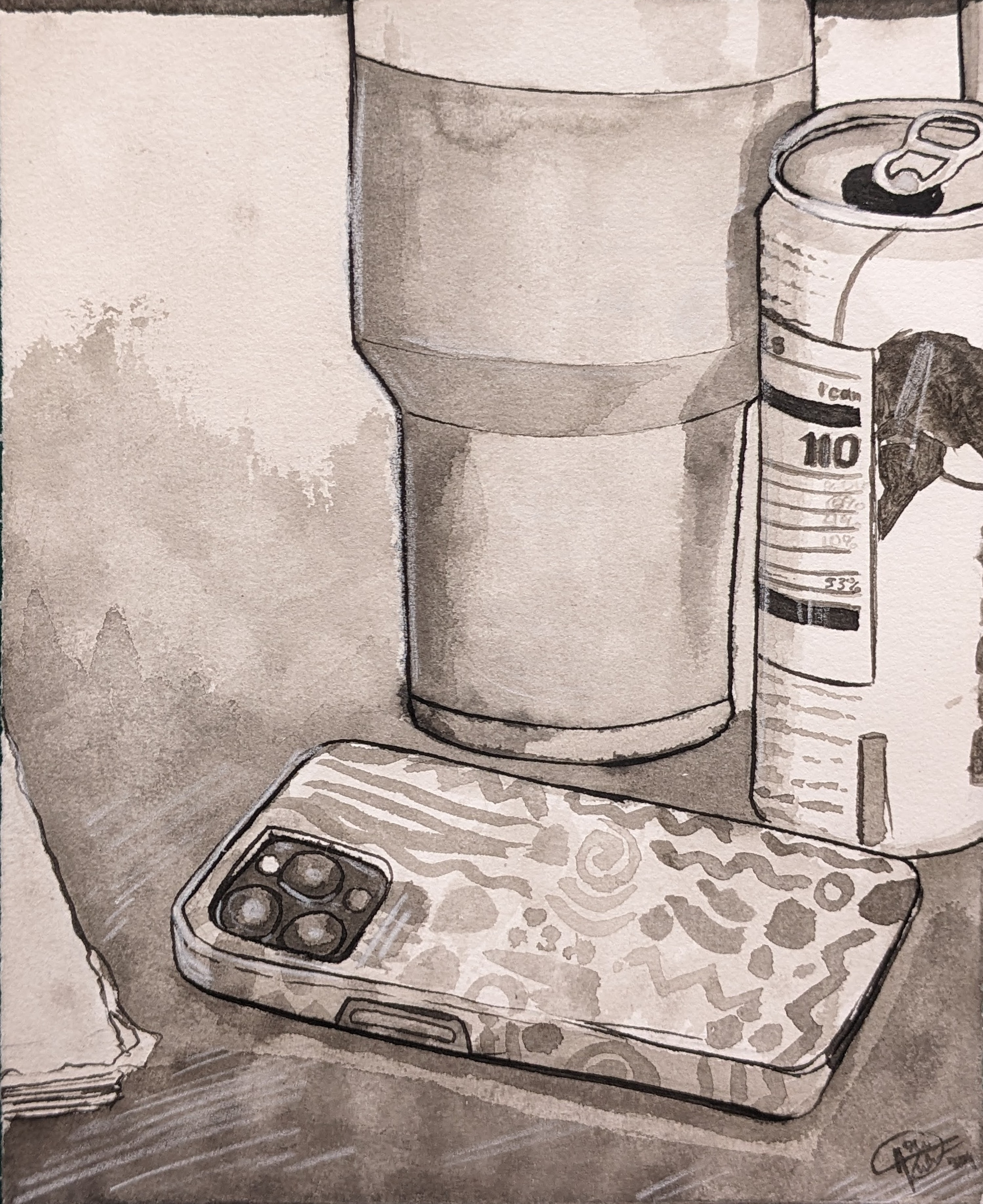 Drawing II--Liquid Media (India Ink)