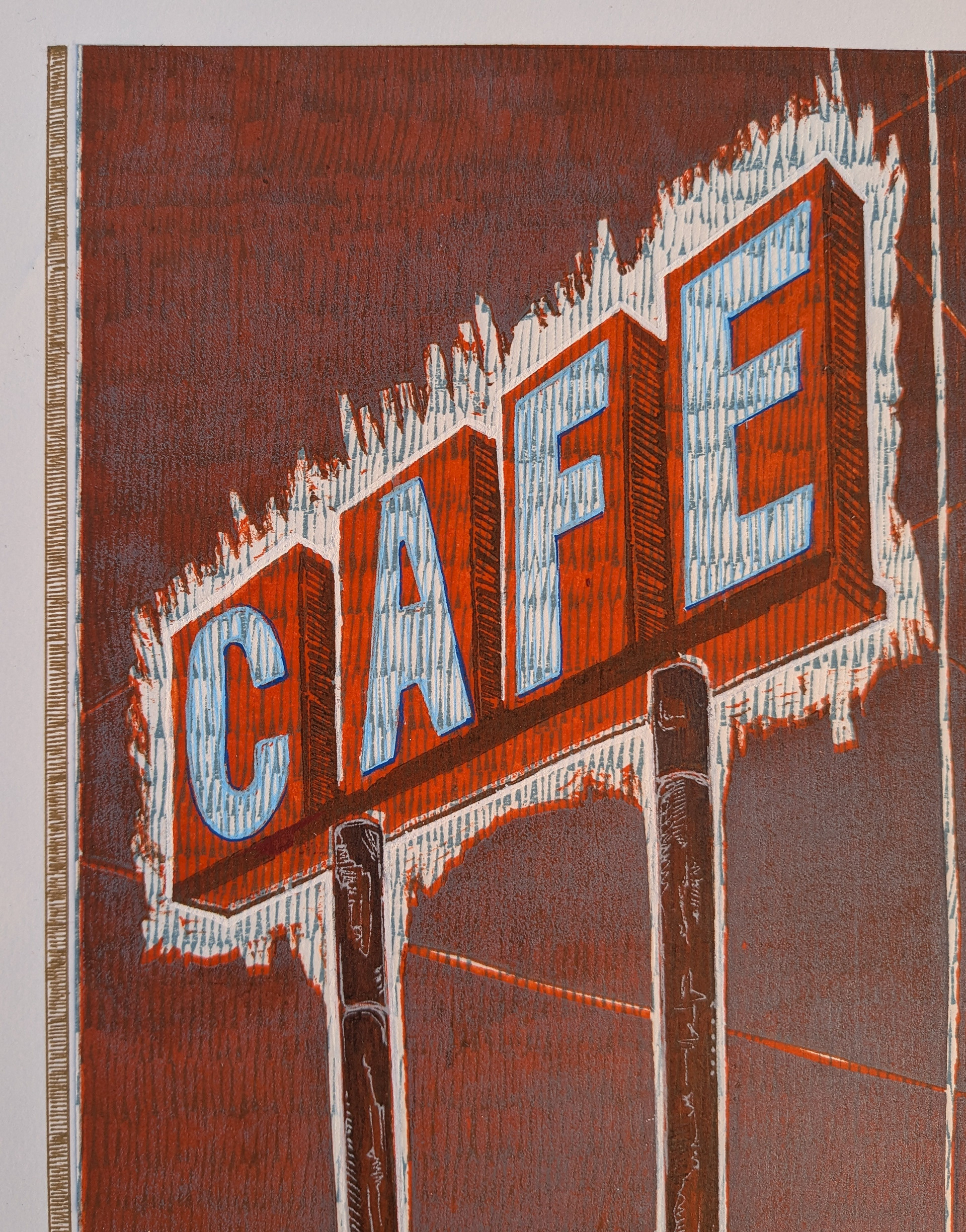 An Elegant Folding Chair, Truckstop Corner *DETAIL*