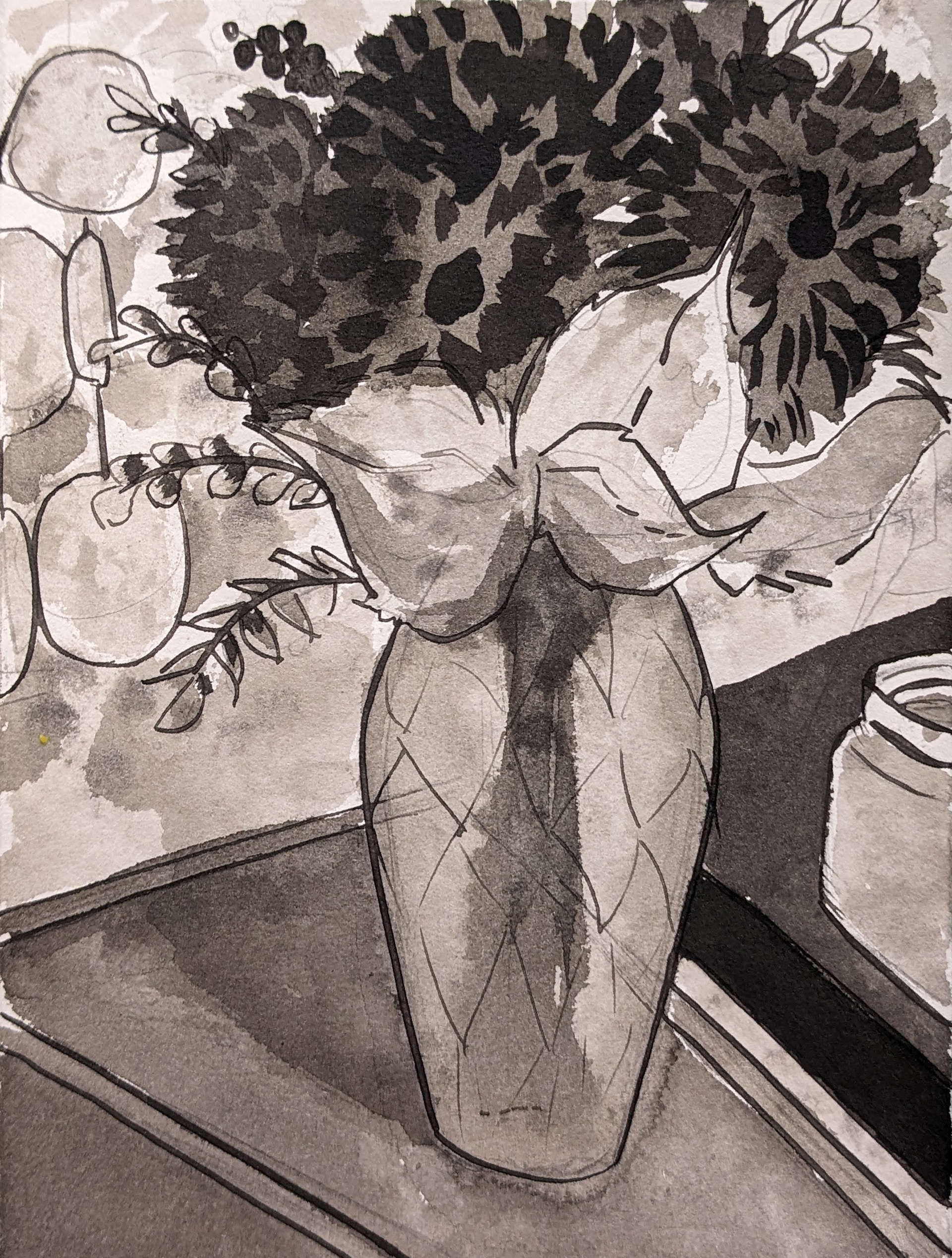 Drawing II--Liquid Media (India Ink)