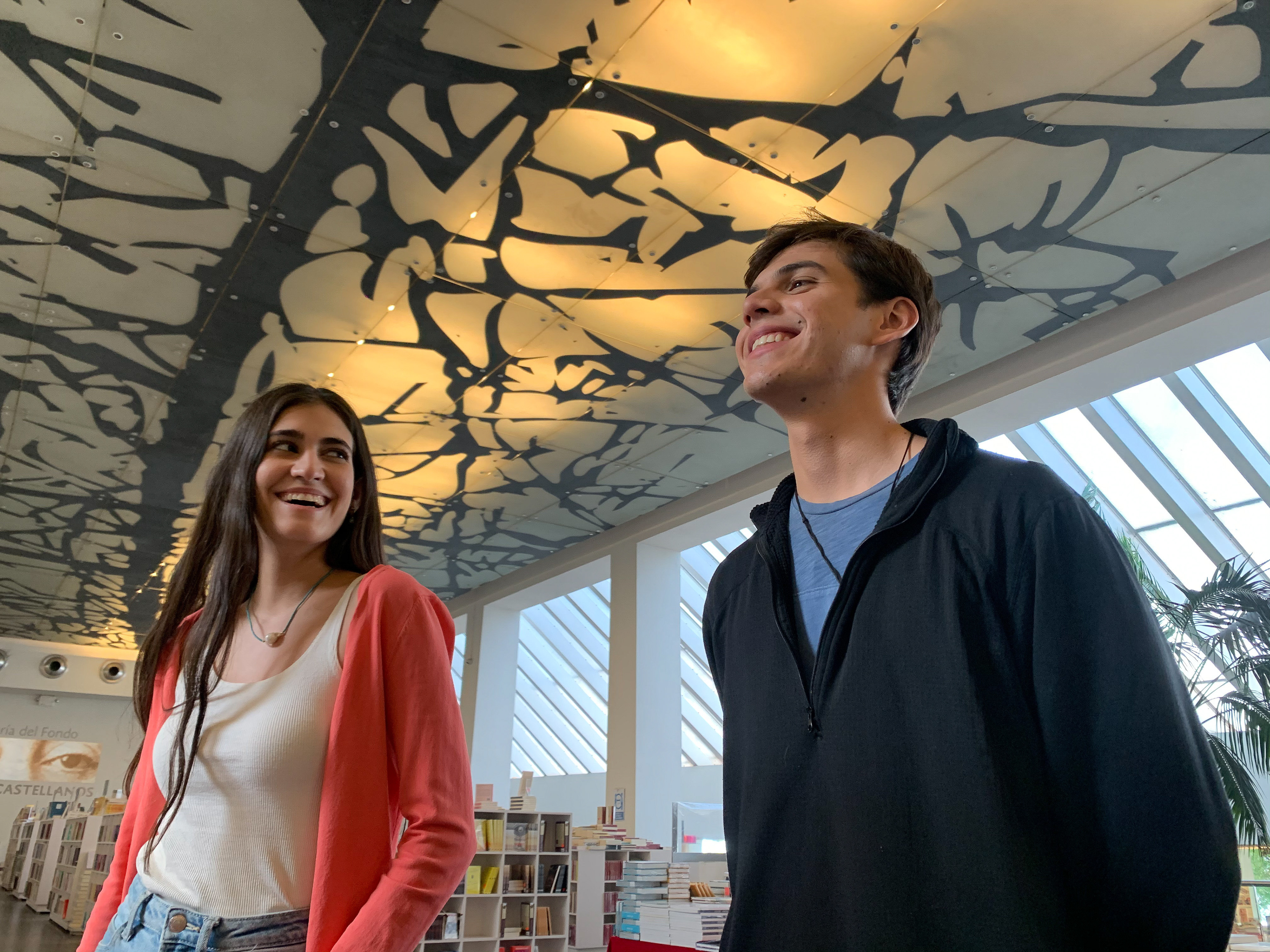 Andres Estrada on the set of a short film.