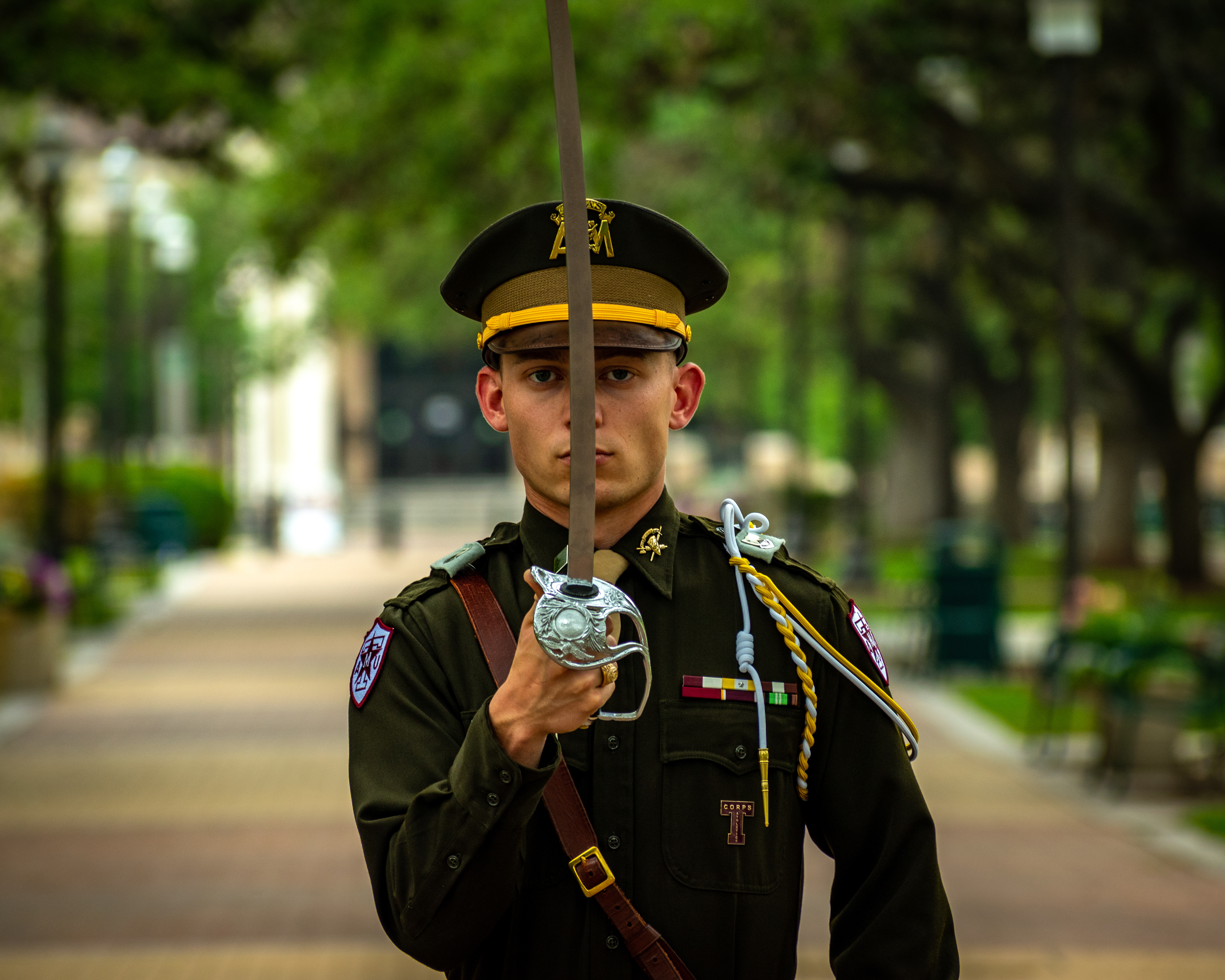 RV CO Saber on Military Walk